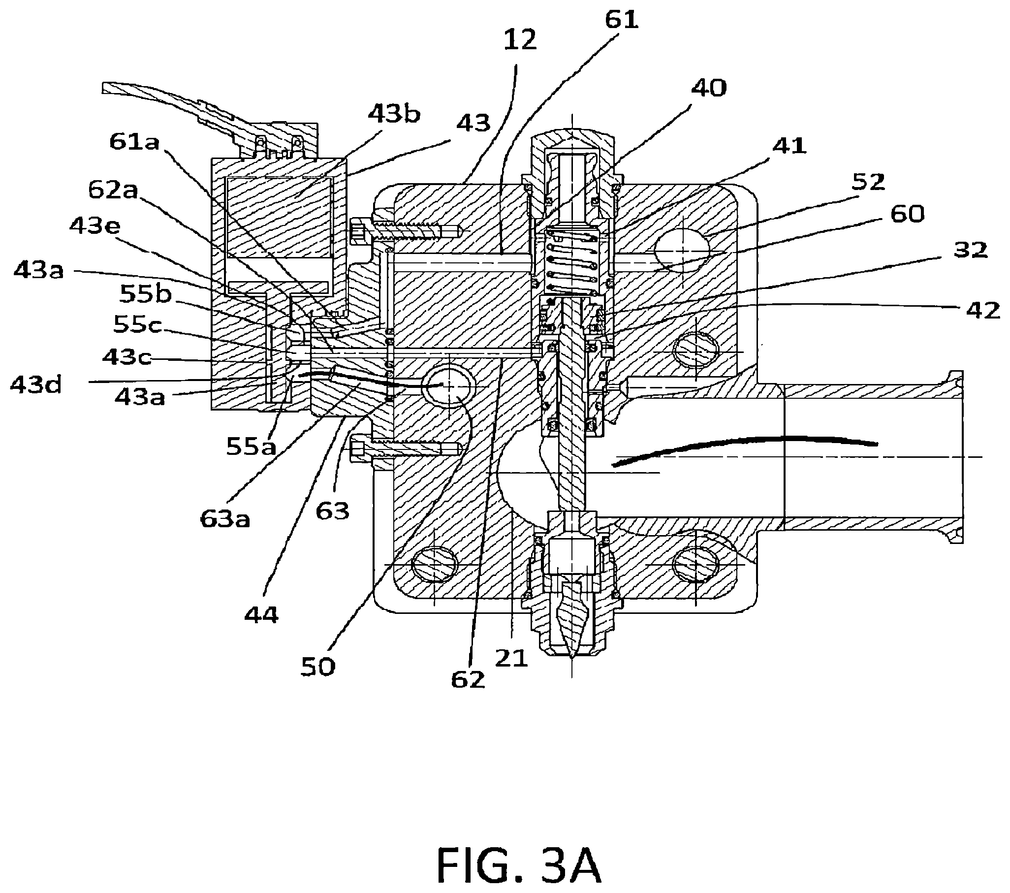 Patent US12403488 Figure 4 – Liquid dispensing system with pressurized air operated liquid control pistons