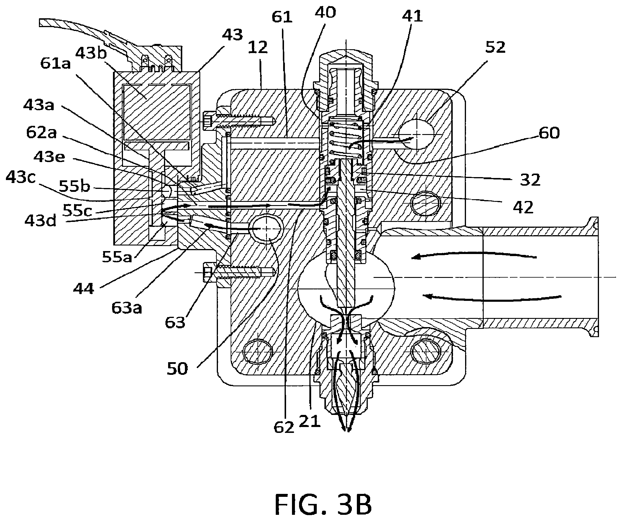 Patent US12403488 Figure 6 – Liquid dispensing system with pressurized air operated liquid control pistons