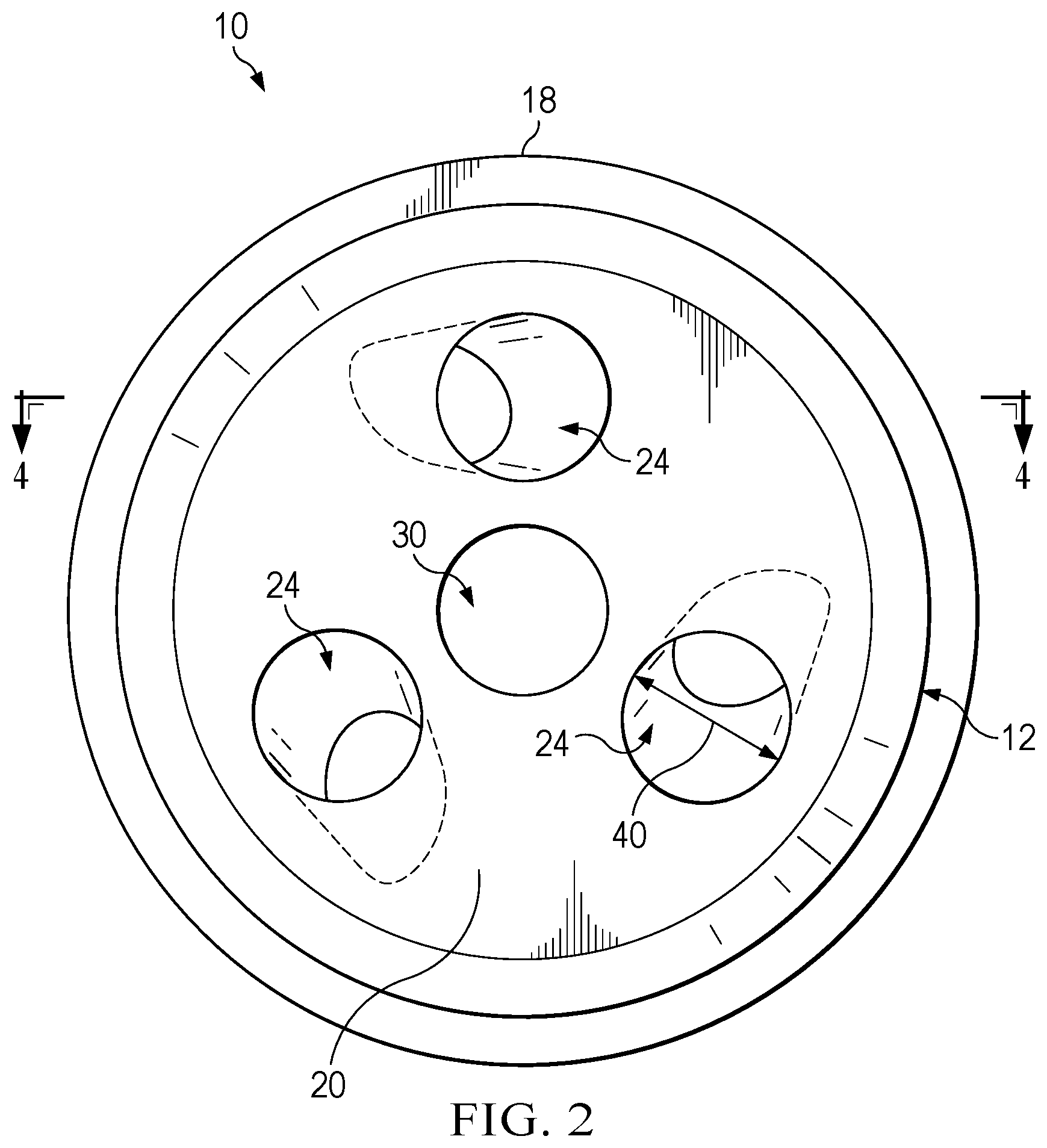 Patent US12403490 Figure 2 – Powder coating nozzle