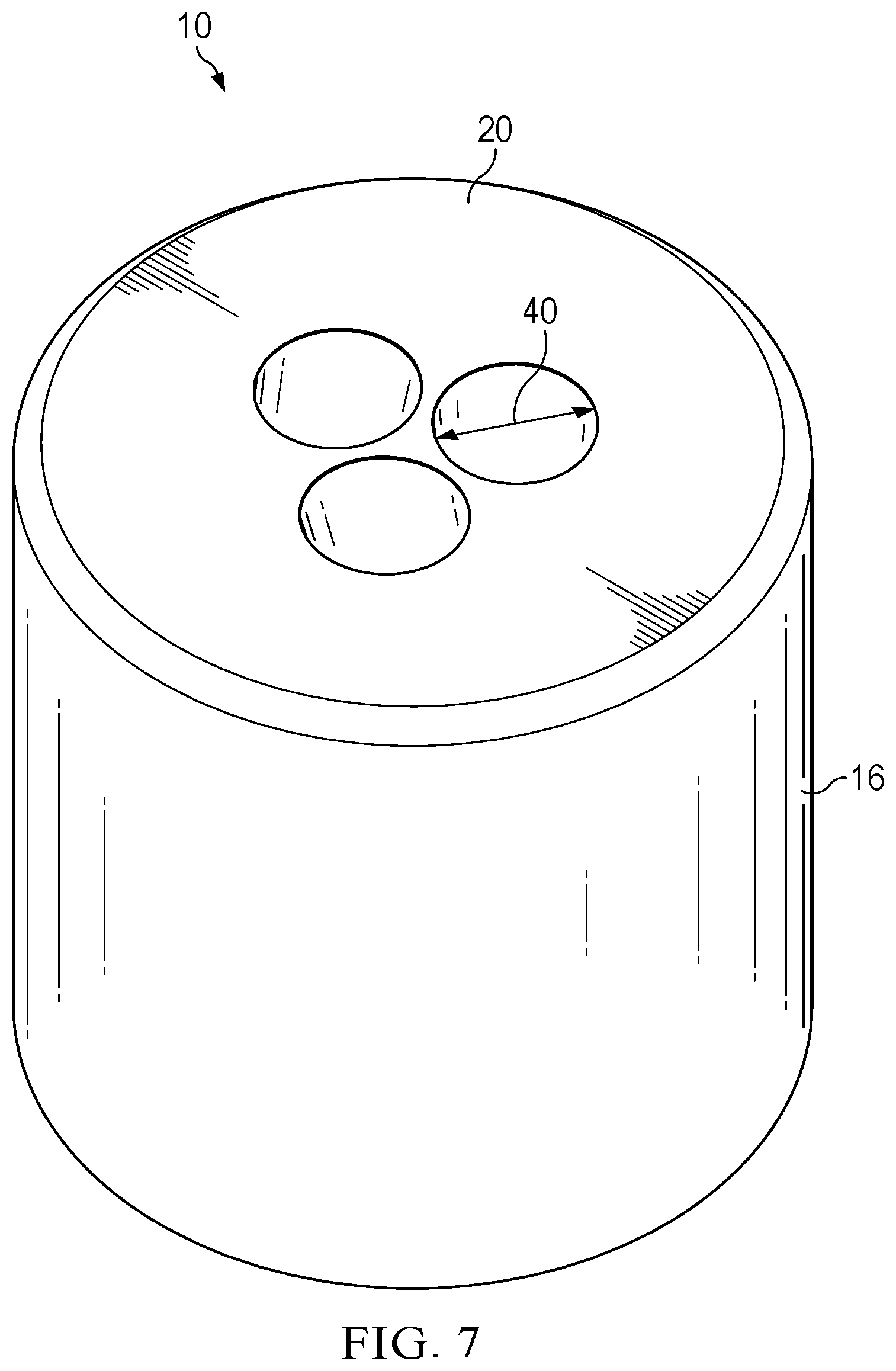 Patent US12403490 Figure 7 – Powder coating nozzle