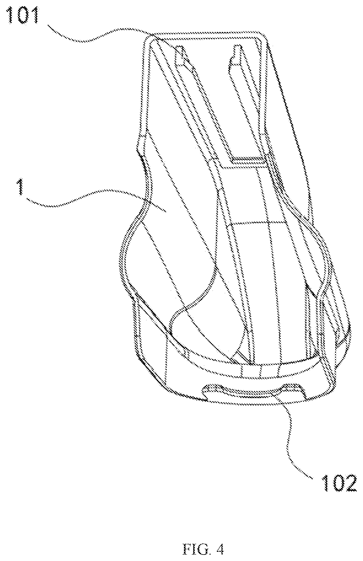 Patent US12403493 Figure 3 – All-plastic spray gun