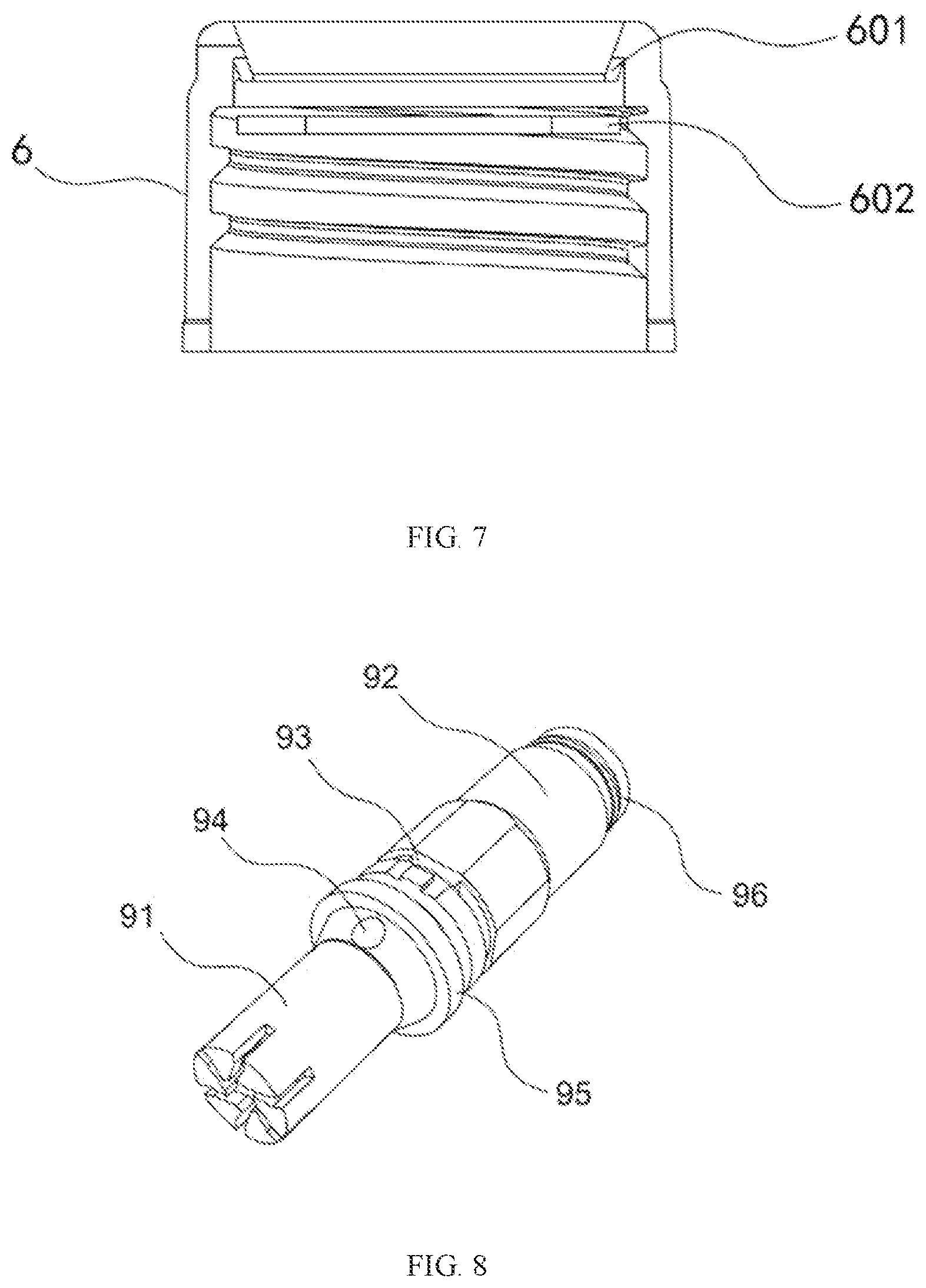 Patent US12403493 Figure 5 – All-plastic spray gun