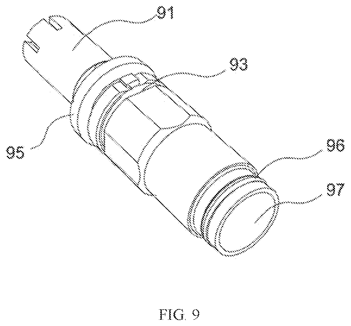 Patent US12403493 Figure 6 – All-plastic spray gun