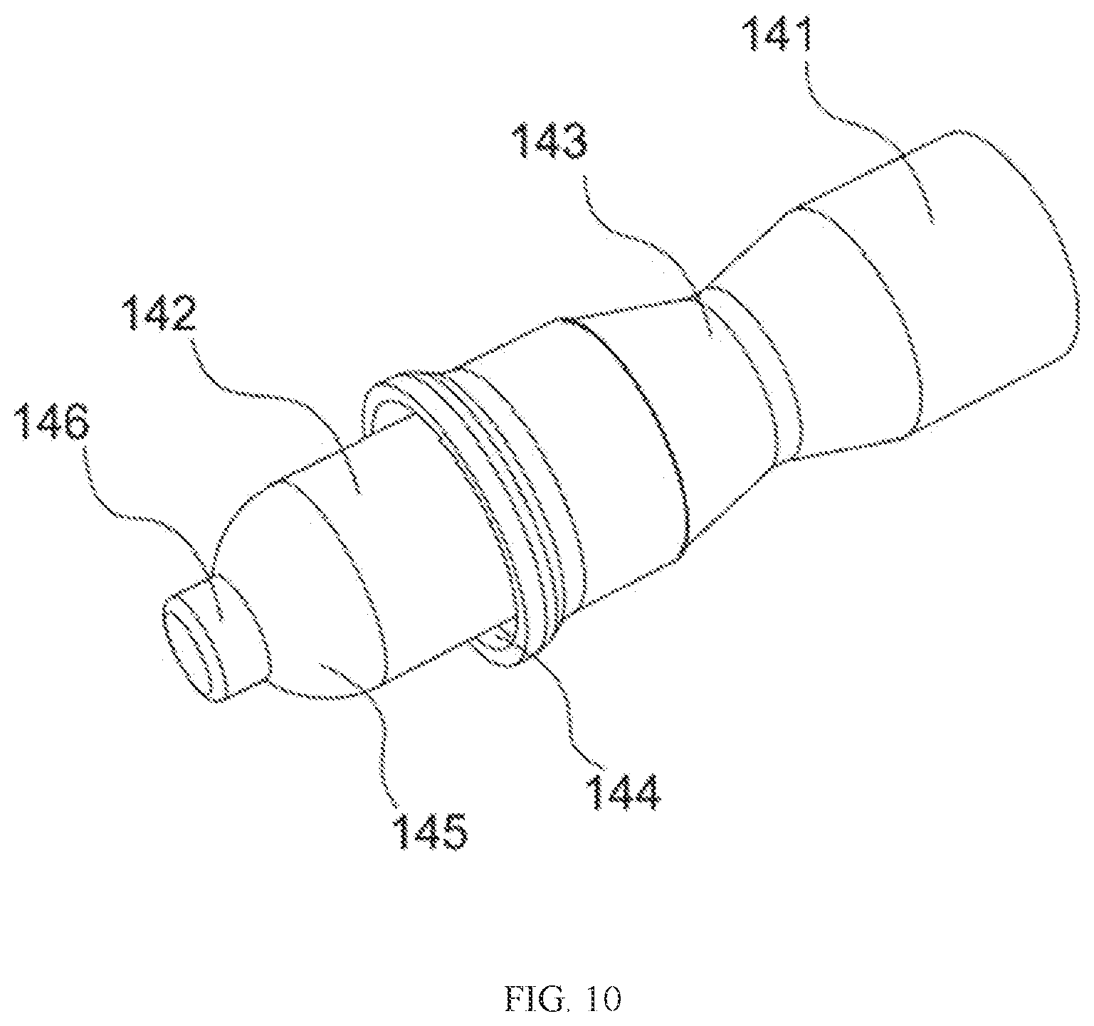 Patent US12403493 Figure 7 – All-plastic spray gun