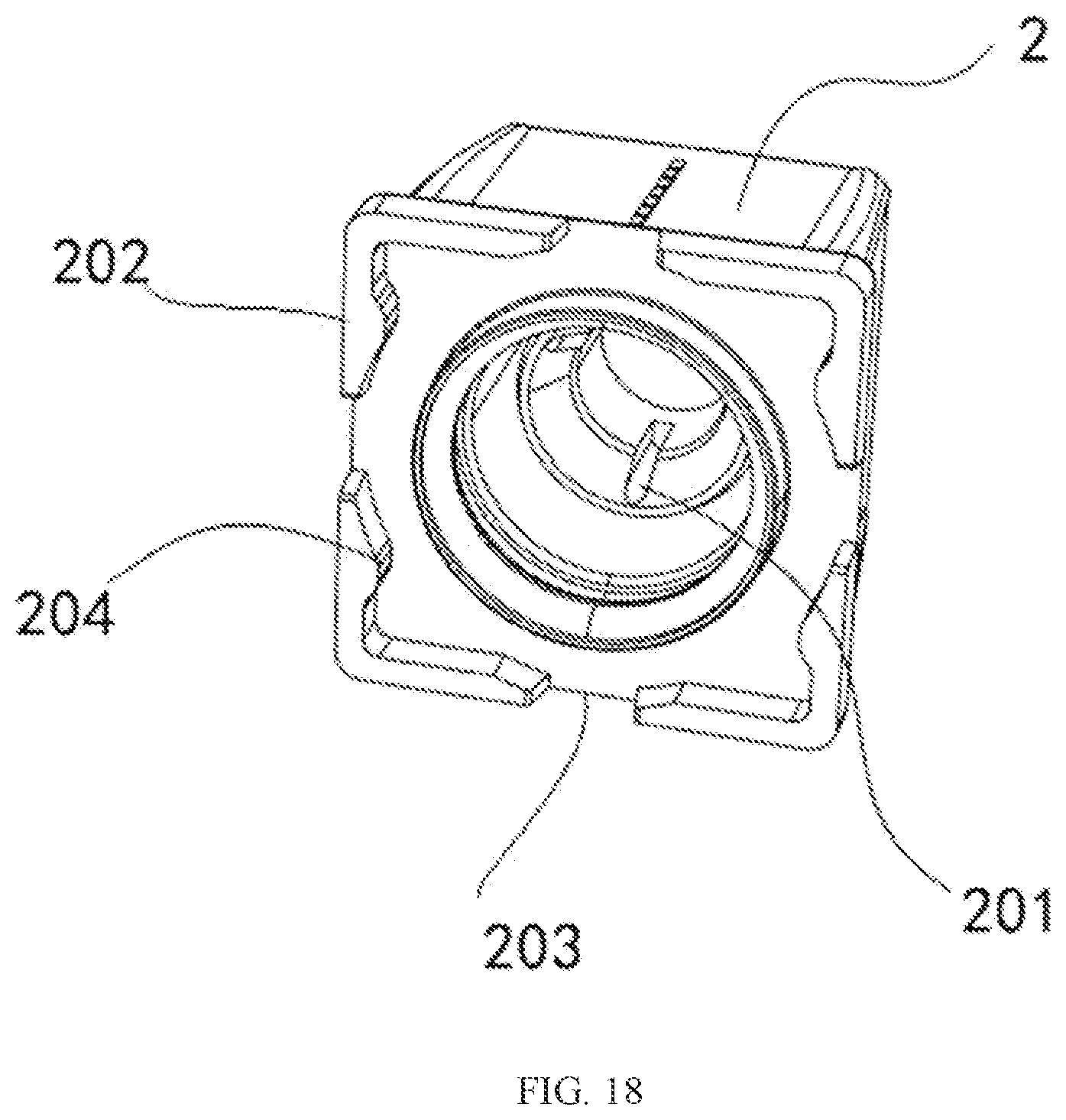 Patent US12403493 Figure 14 – All-plastic spray gun
