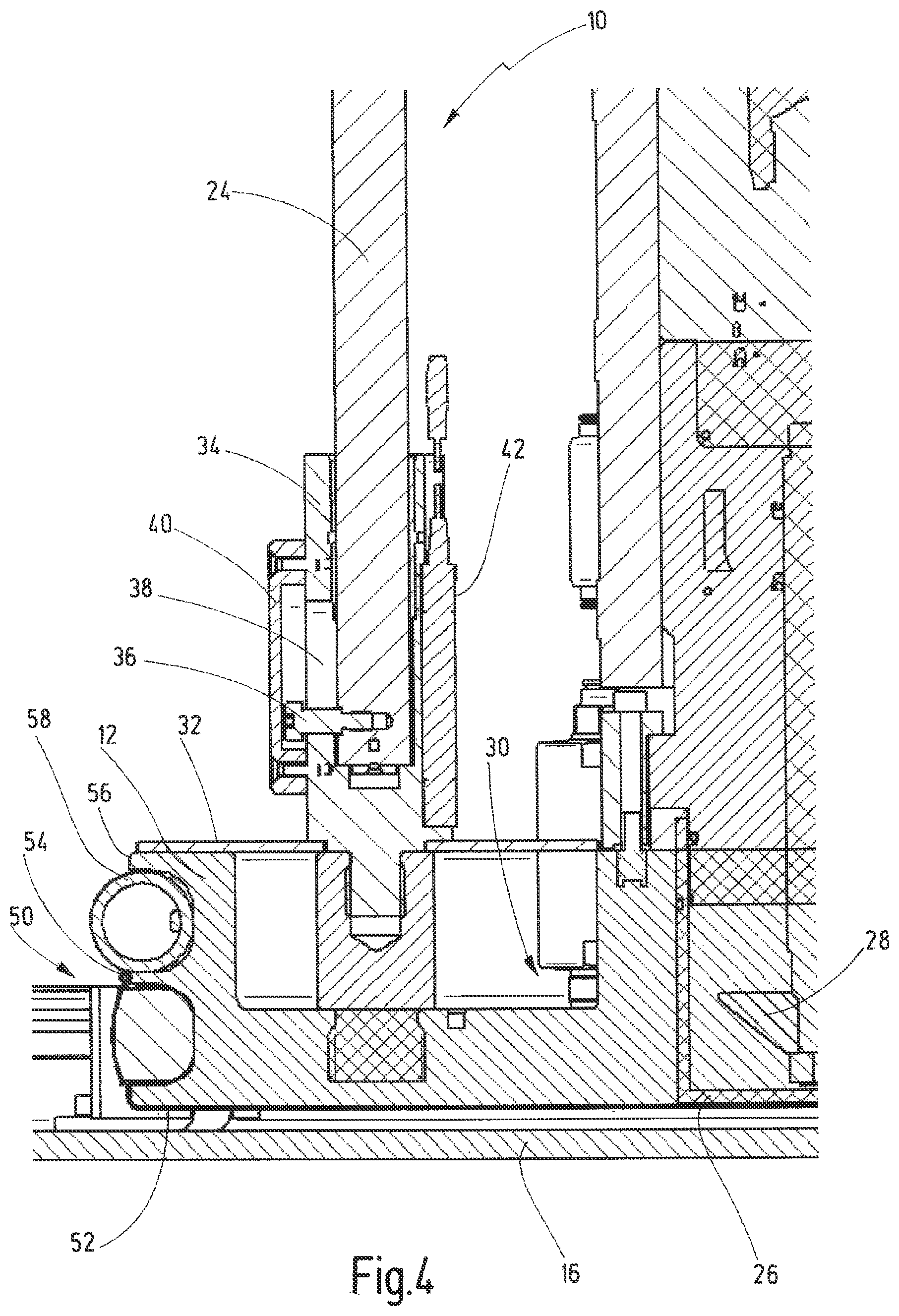 Patent US12403499 Figure 3 – Apparatus for conveying viscous material