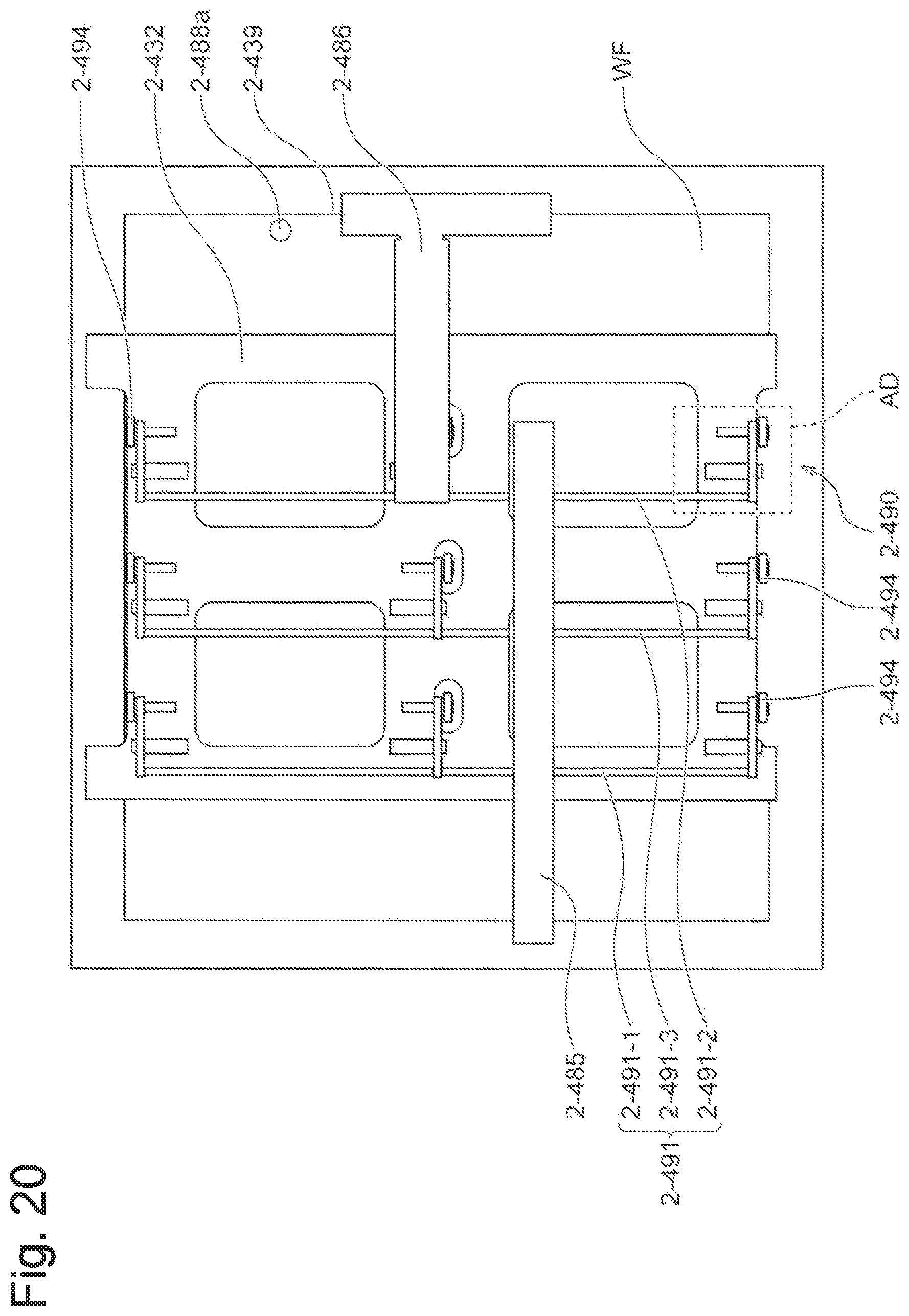 Patent US12403507 Figure 20 – Transfer apparatus, cleaning module, and substrate processing apparatus