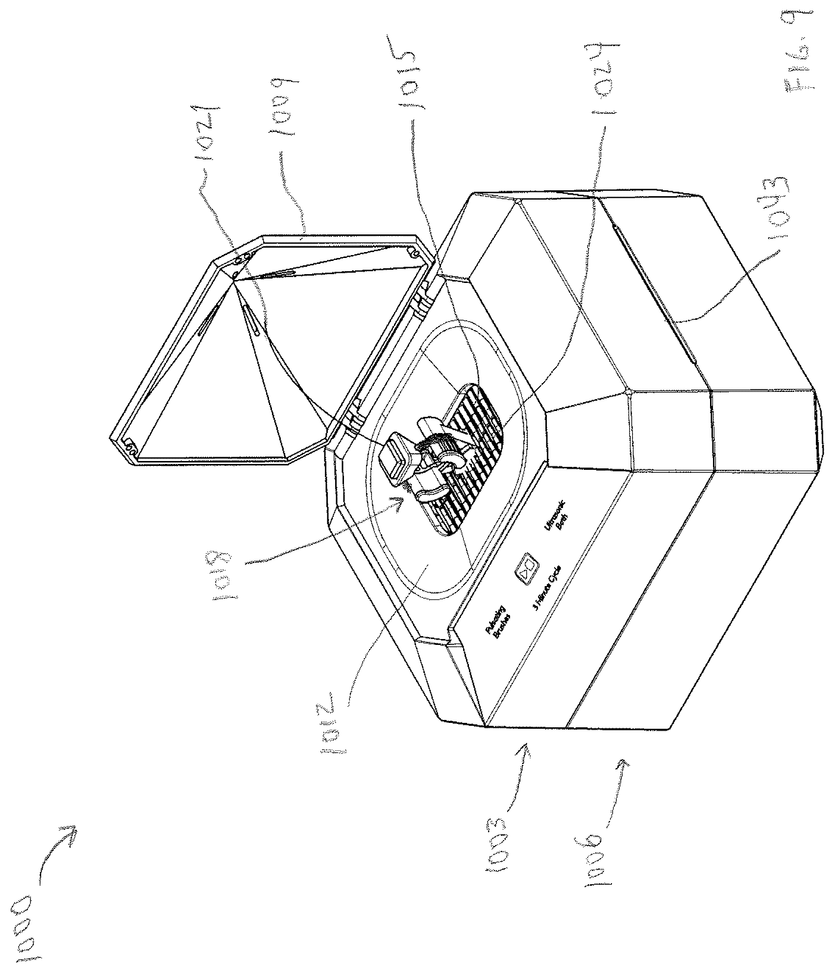 Patent US12403512 Figure 9 – Jewelry cleaning device
