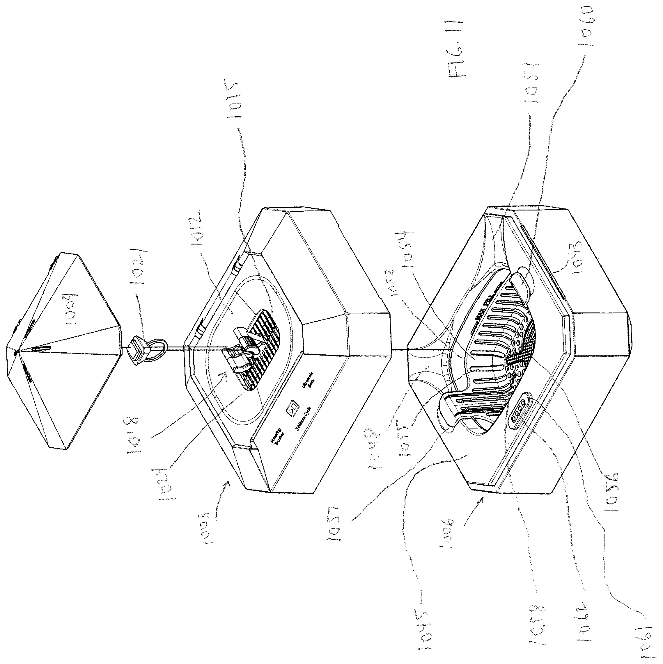 Patent US12403512 Figure 11 – Jewelry cleaning device