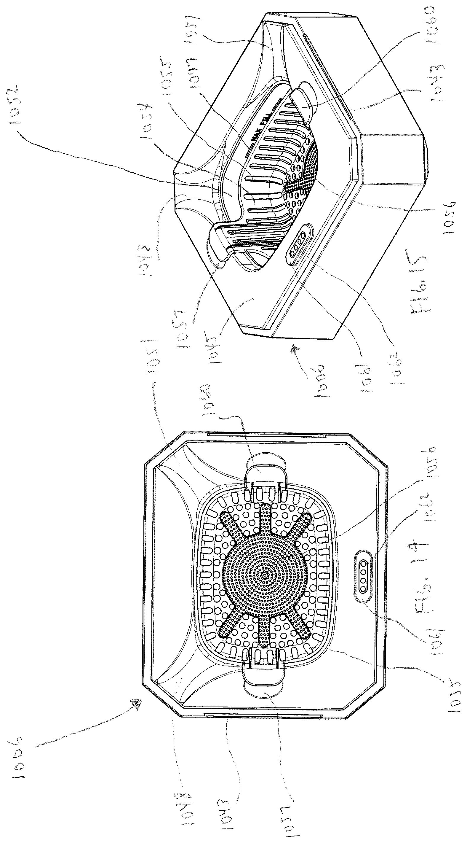 Patent US12403512 Figure 14 – Jewelry cleaning device