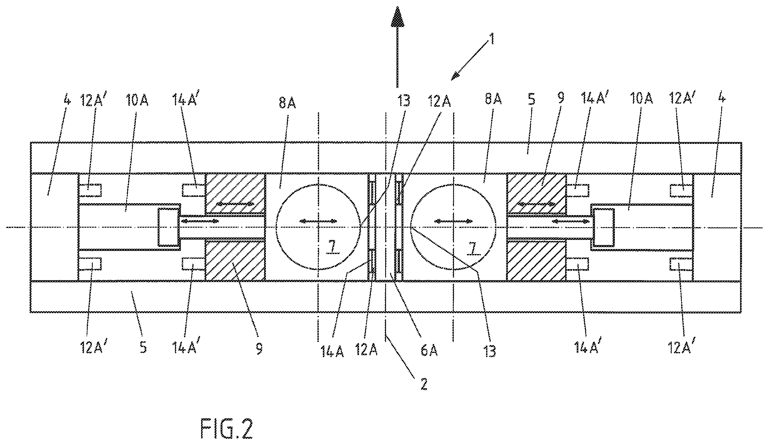 Patent US12403515 Figure 2 – Method for automatically calibrating vertical rollers of a vertical roller frame and calibration arrangement for carrying out said method