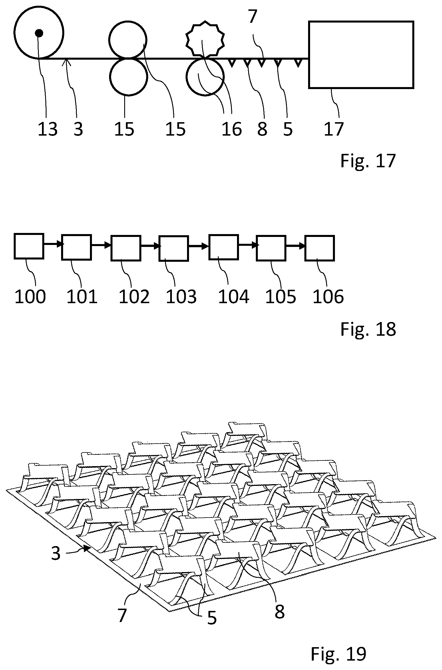 Patent US12403517 Figure 6 – Spacer structure, sandwich construction with a spacer structure of this kind and method for producing a spacer structure of this kind