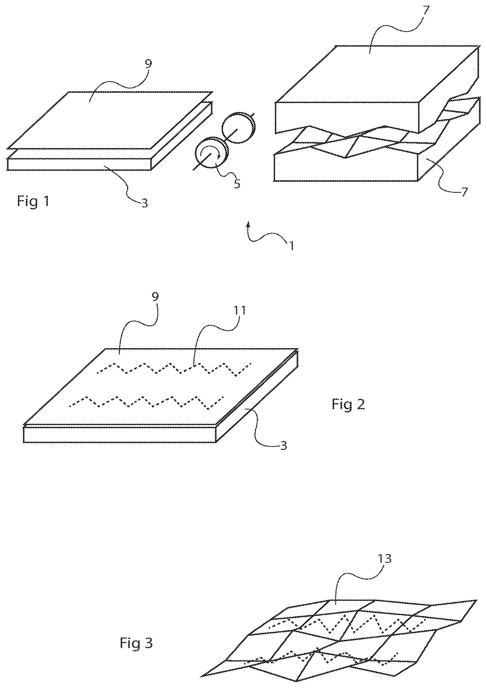 Patent US12403518 Figure 1 – Method and arrangement for producing a hardened sheet metal product