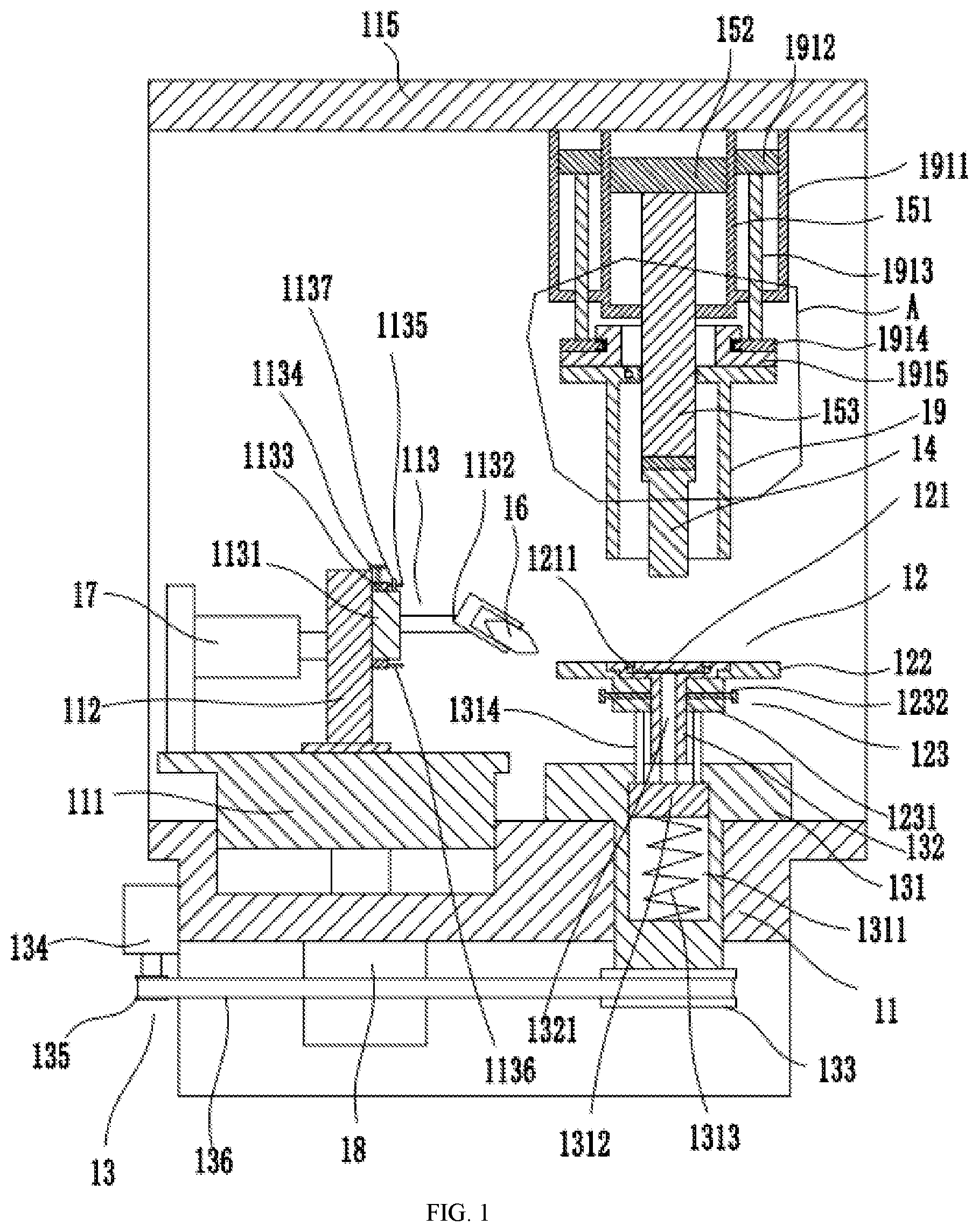 Patent US12403519 Figure 1 – Splitting spinning apparatus