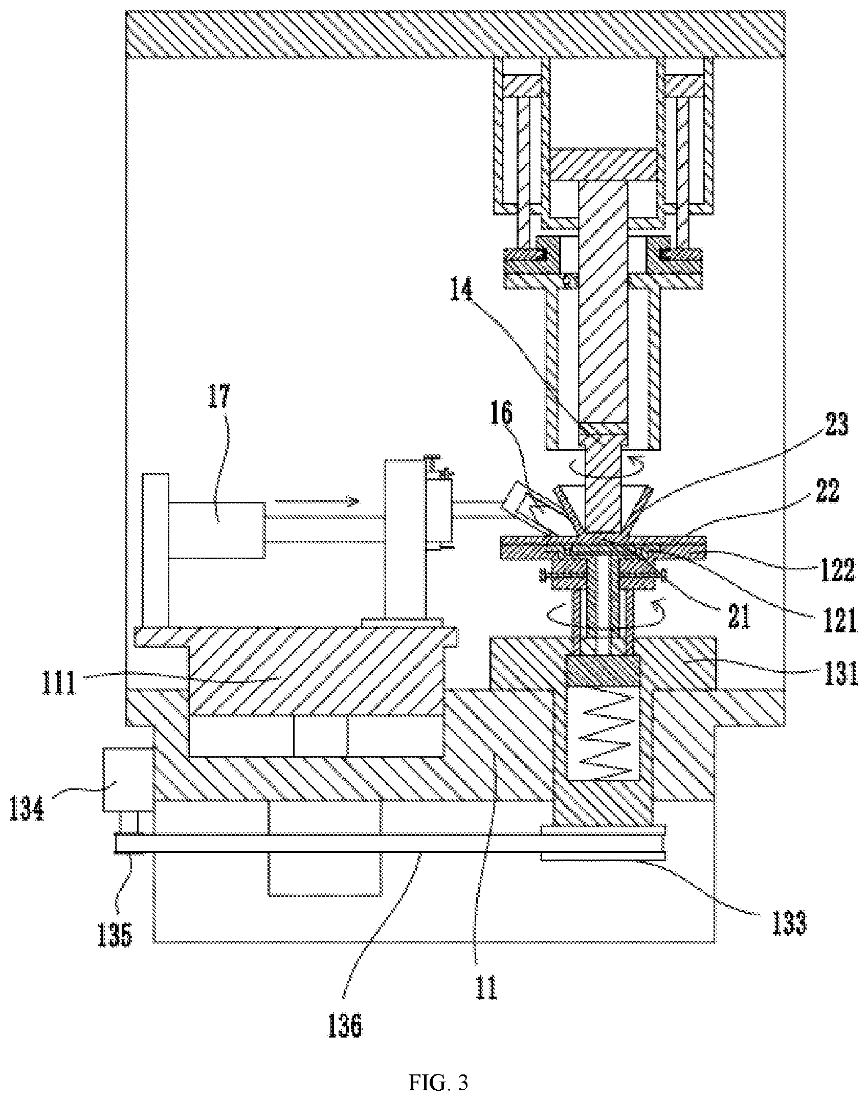 Patent US12403519 Figure 3 – Splitting spinning apparatus