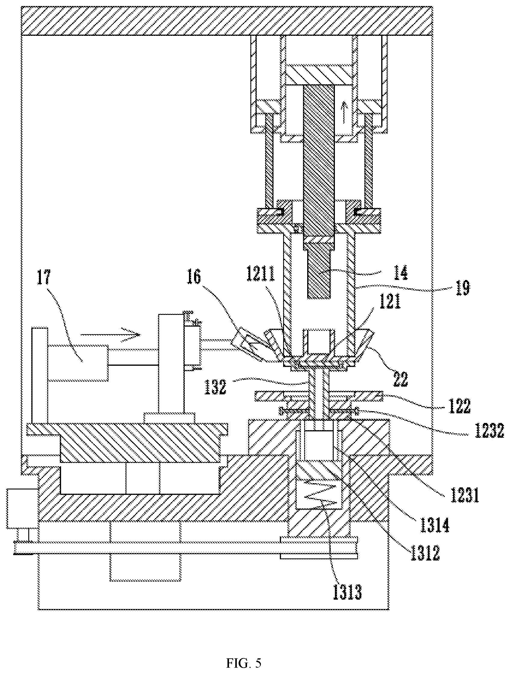 Patent US12403519 Figure 5 – Splitting spinning apparatus