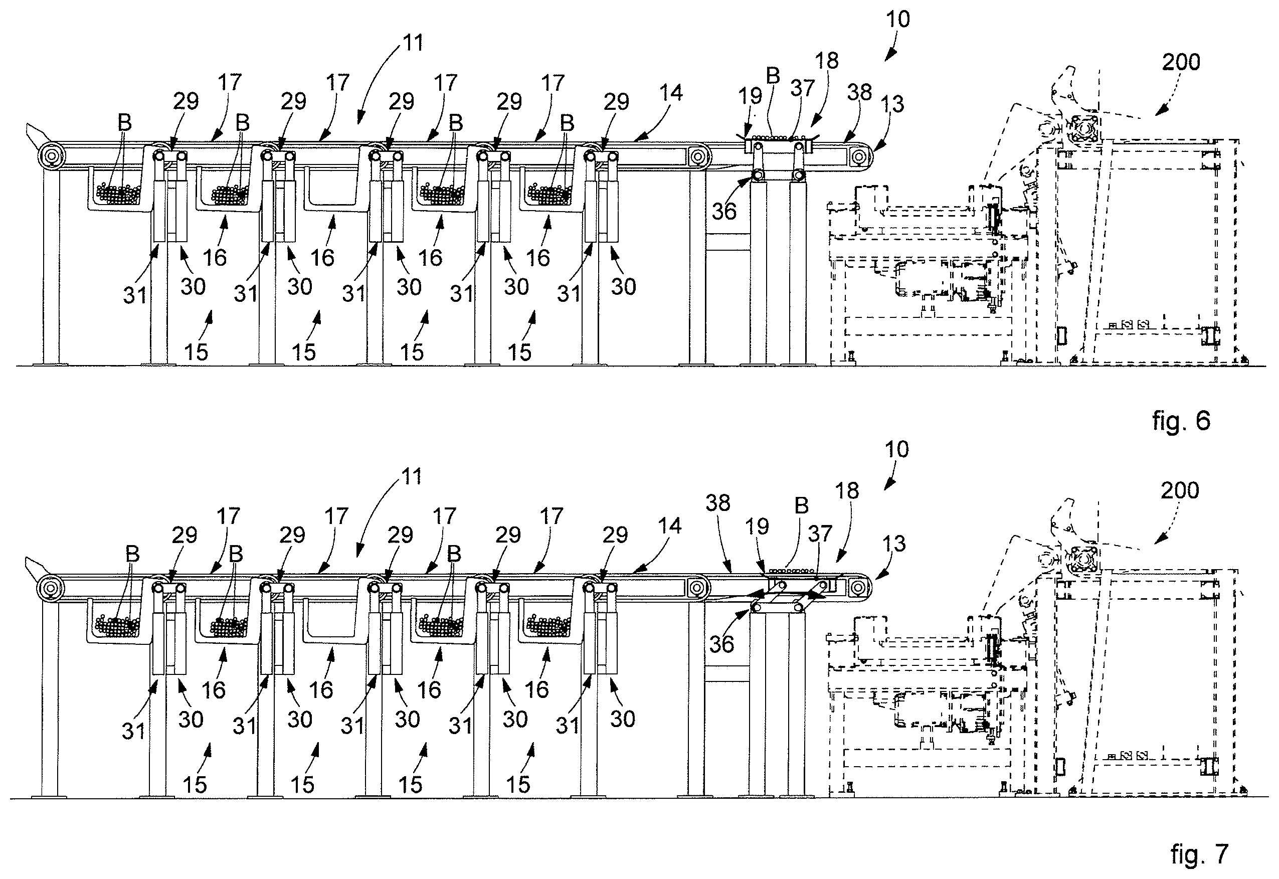 Patent US12403523 Figure 3 – Apparatus and method to feed bars