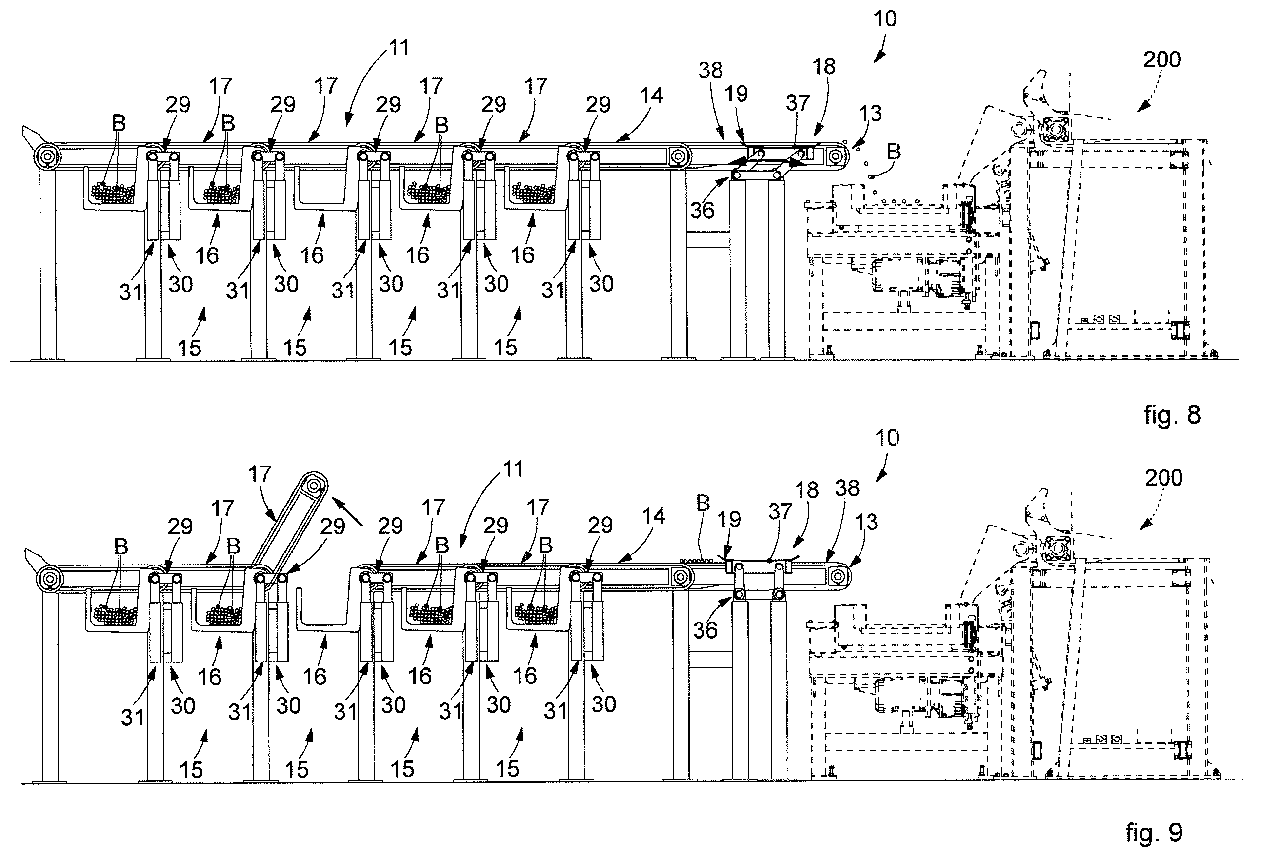 Patent US12403523 Figure 4 – Apparatus and method to feed bars