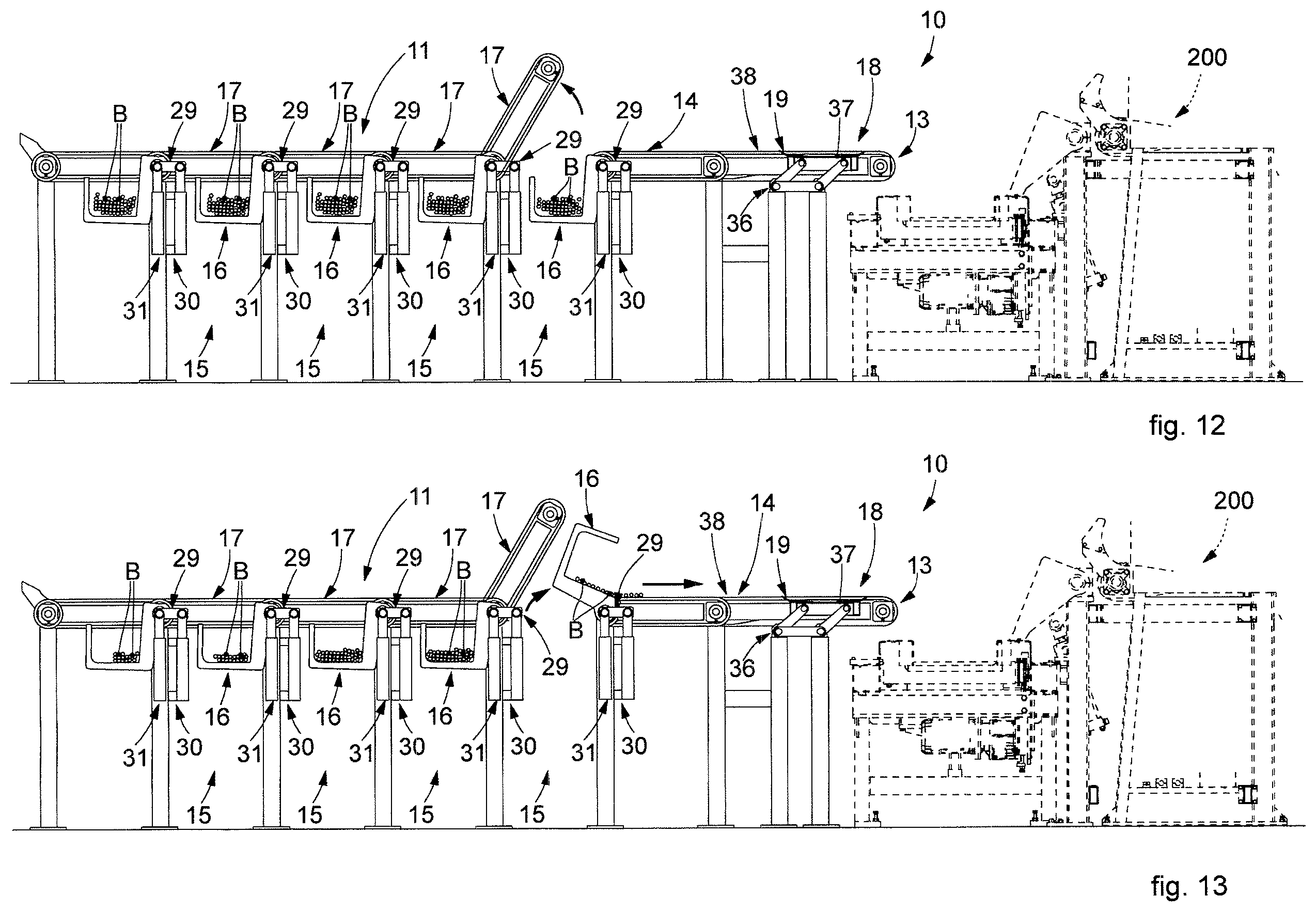 Patent US12403523 Figure 6 – Apparatus and method to feed bars