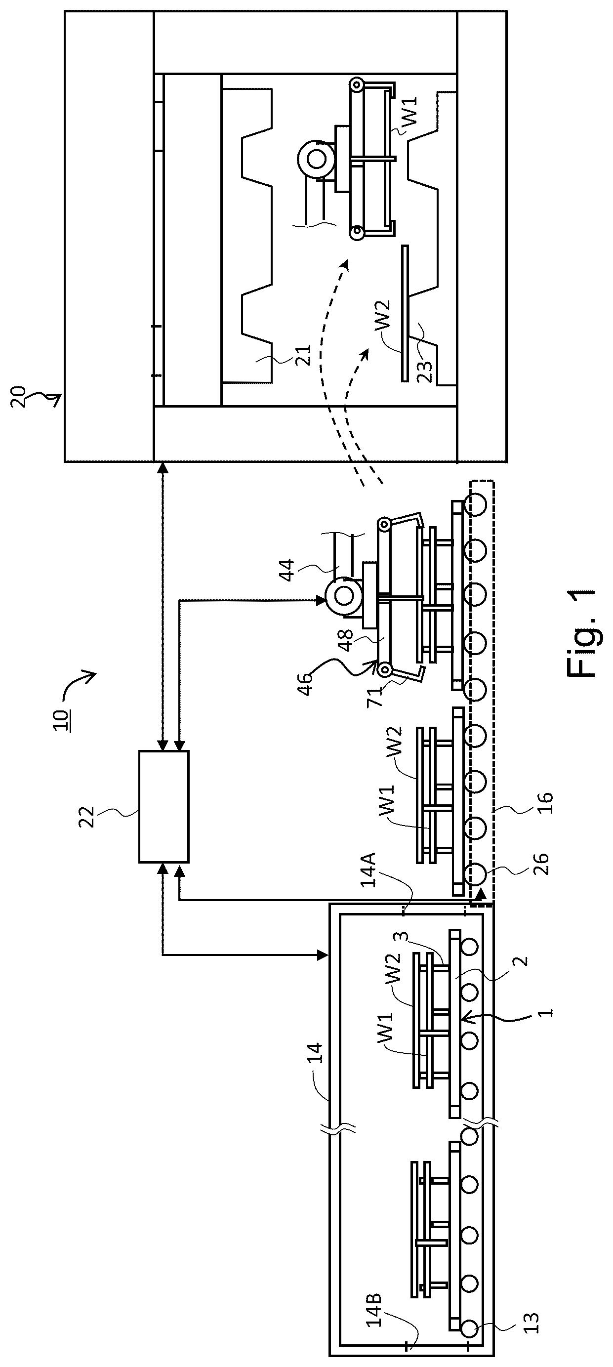Patent US12403524 — Method of manufacturing press-formed product, and tray and hot-press manufacturing line used for manufacturing press-formed product — Figure 1