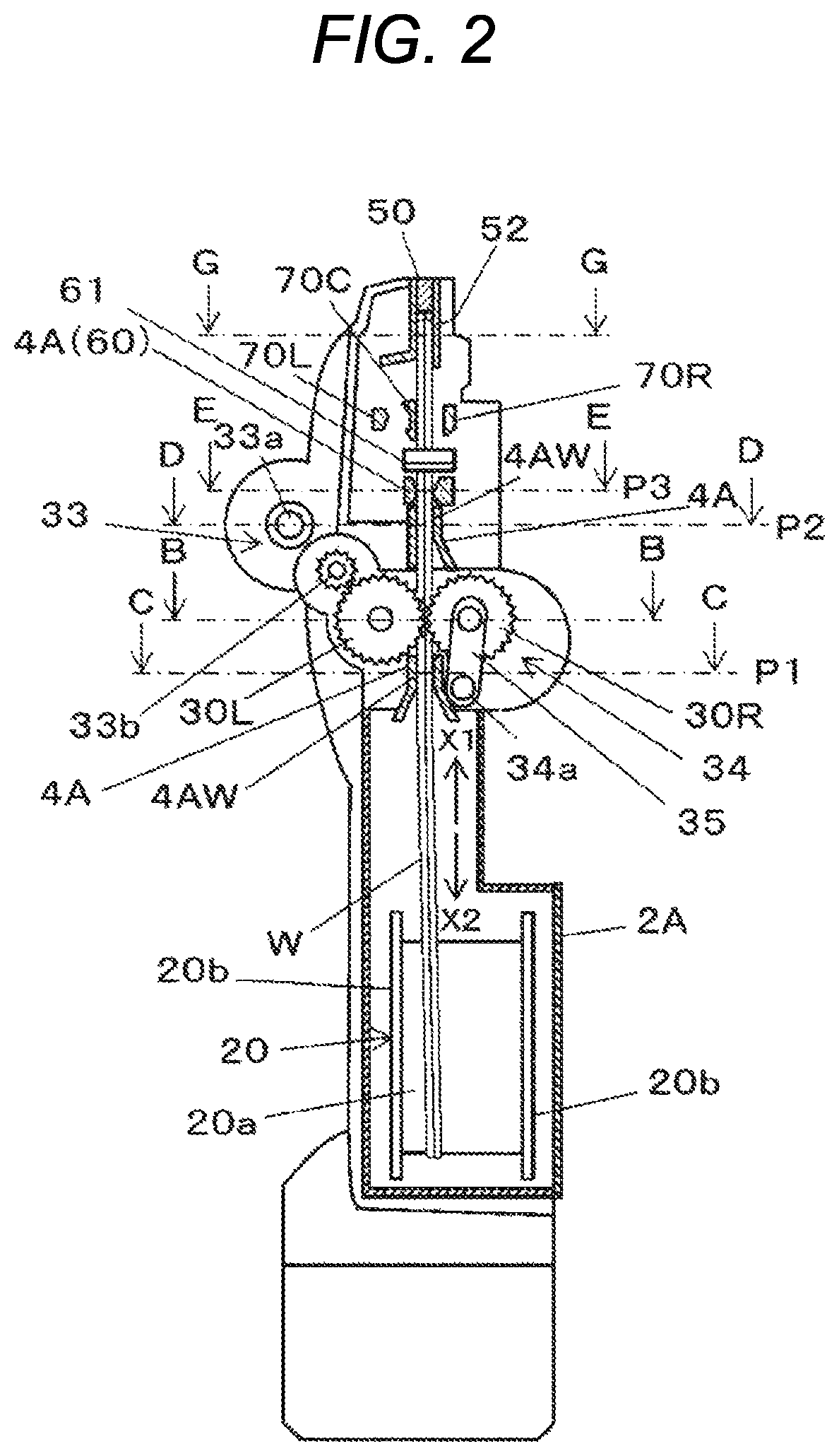 Patent US12403525 Figure 2 – Binding machine