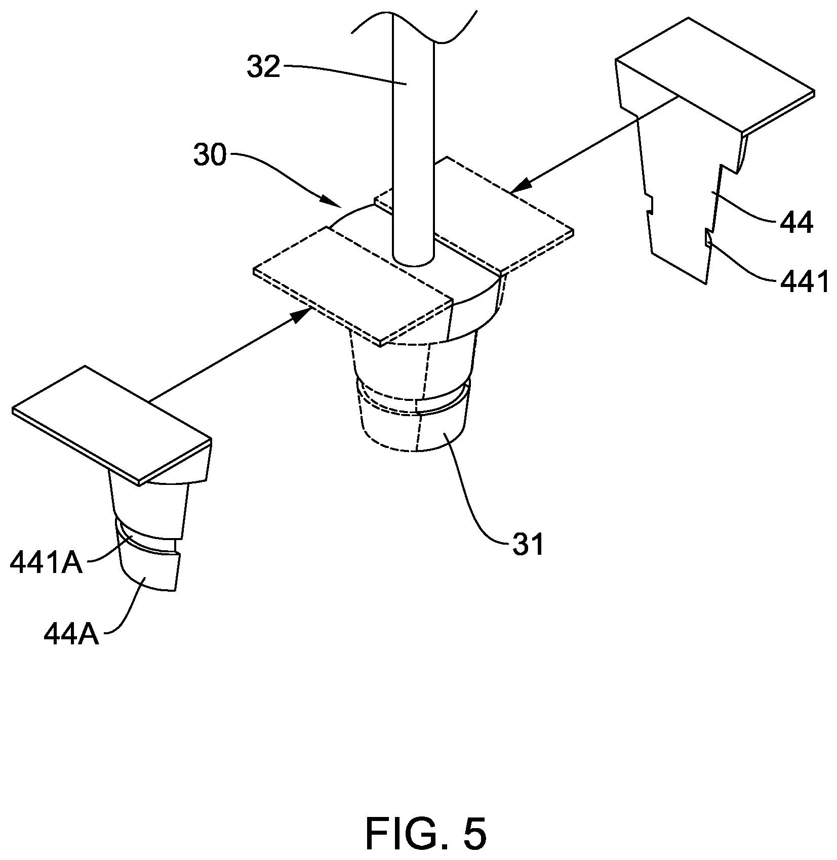 Patent US12403527 Figure 5 – Molding apparatus