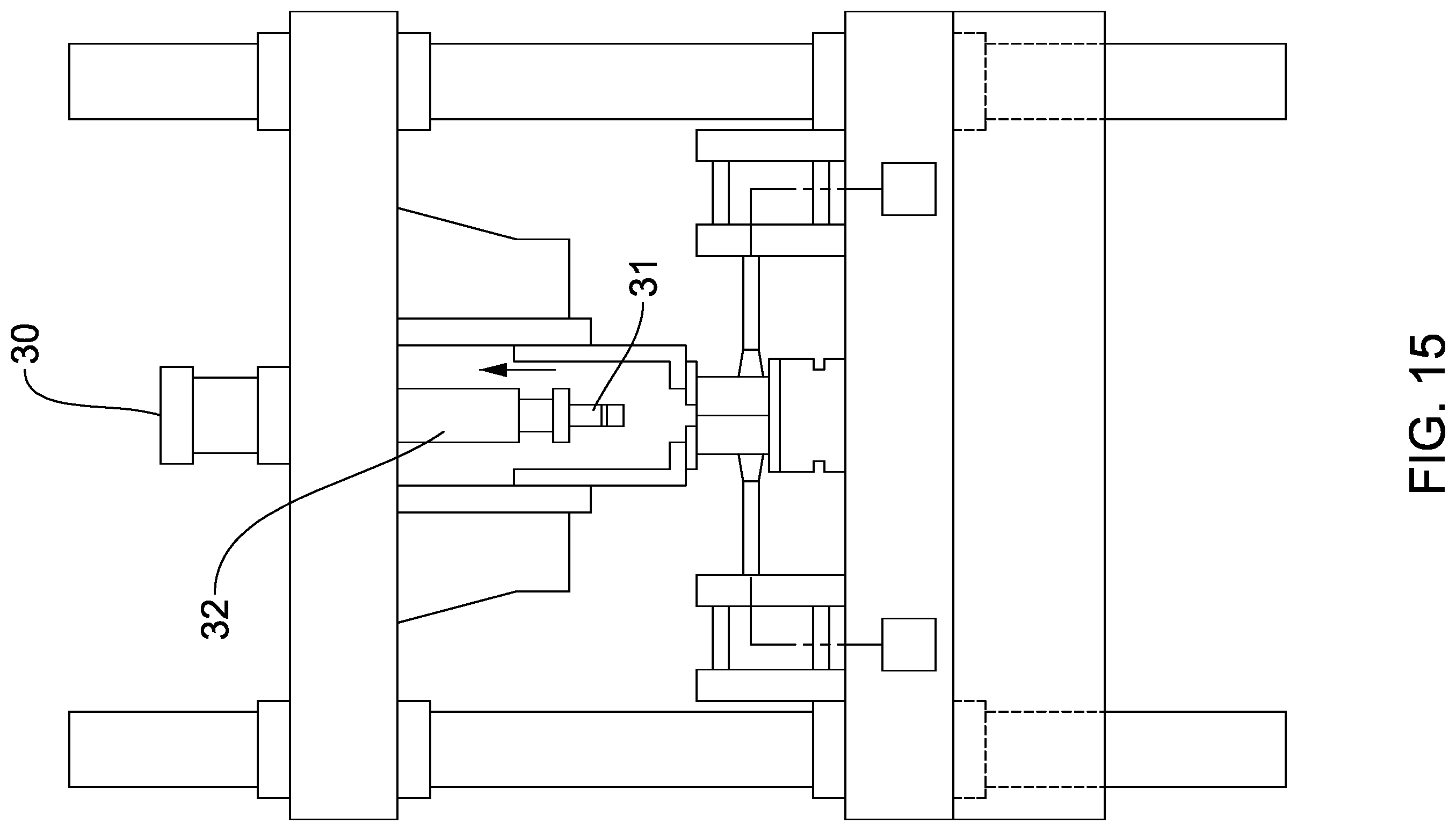 Patent US12403527 Figure 15 – Molding apparatus