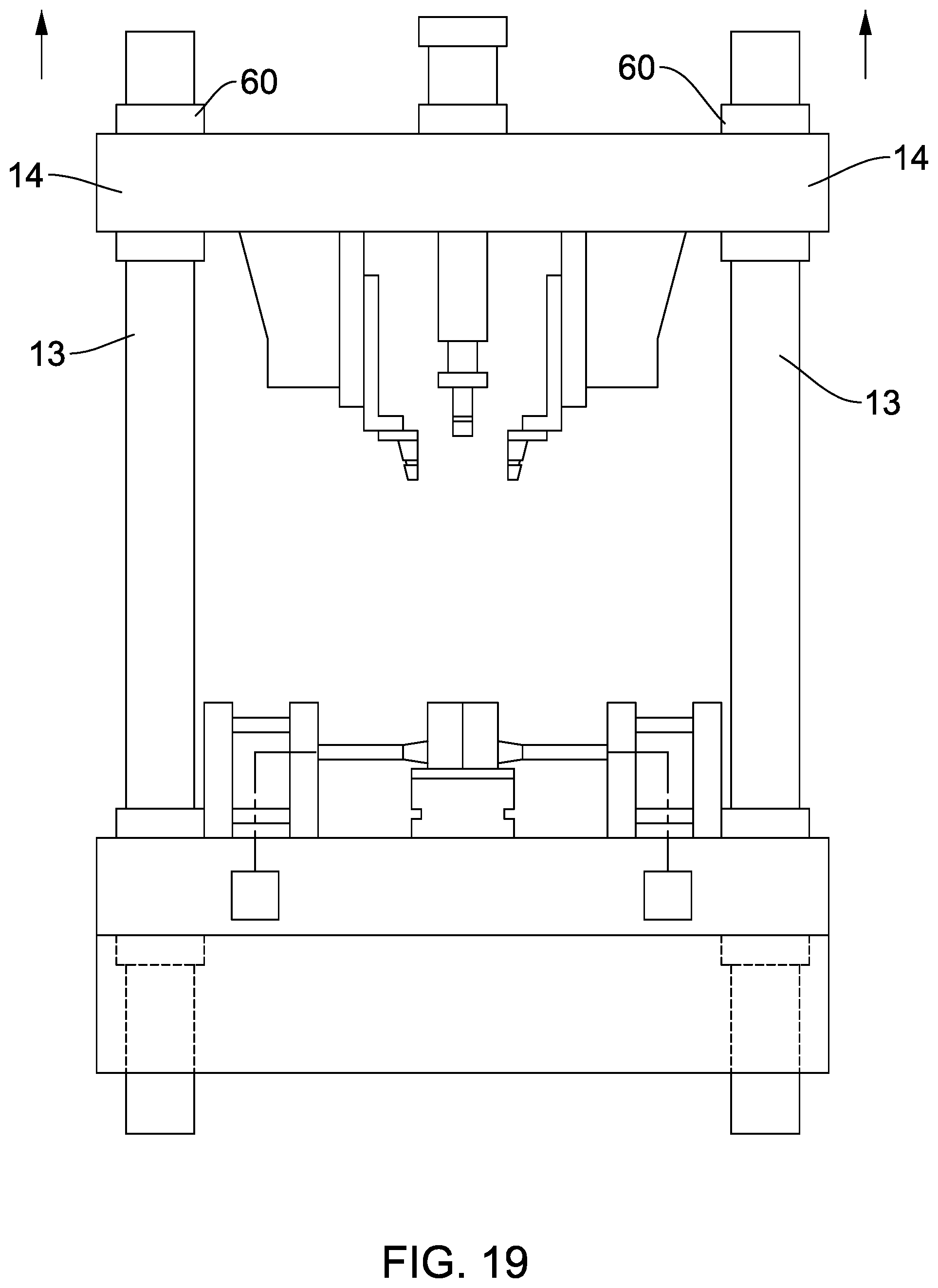 Patent US12403527 Figure 19 – Molding apparatus