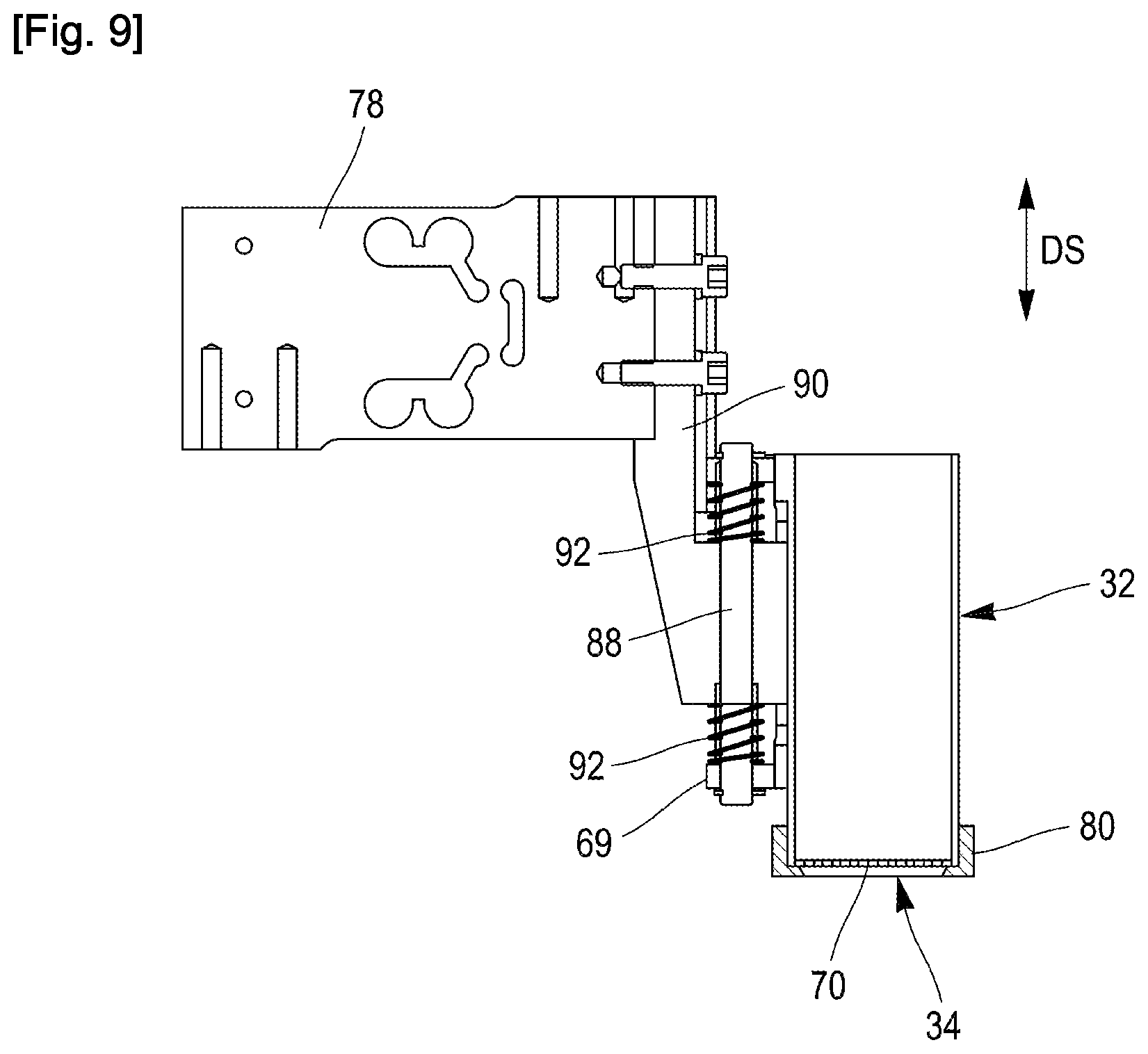 Patent US12403530 Figure 5 – Additive manufacturing machine with powder dispensing by sieving