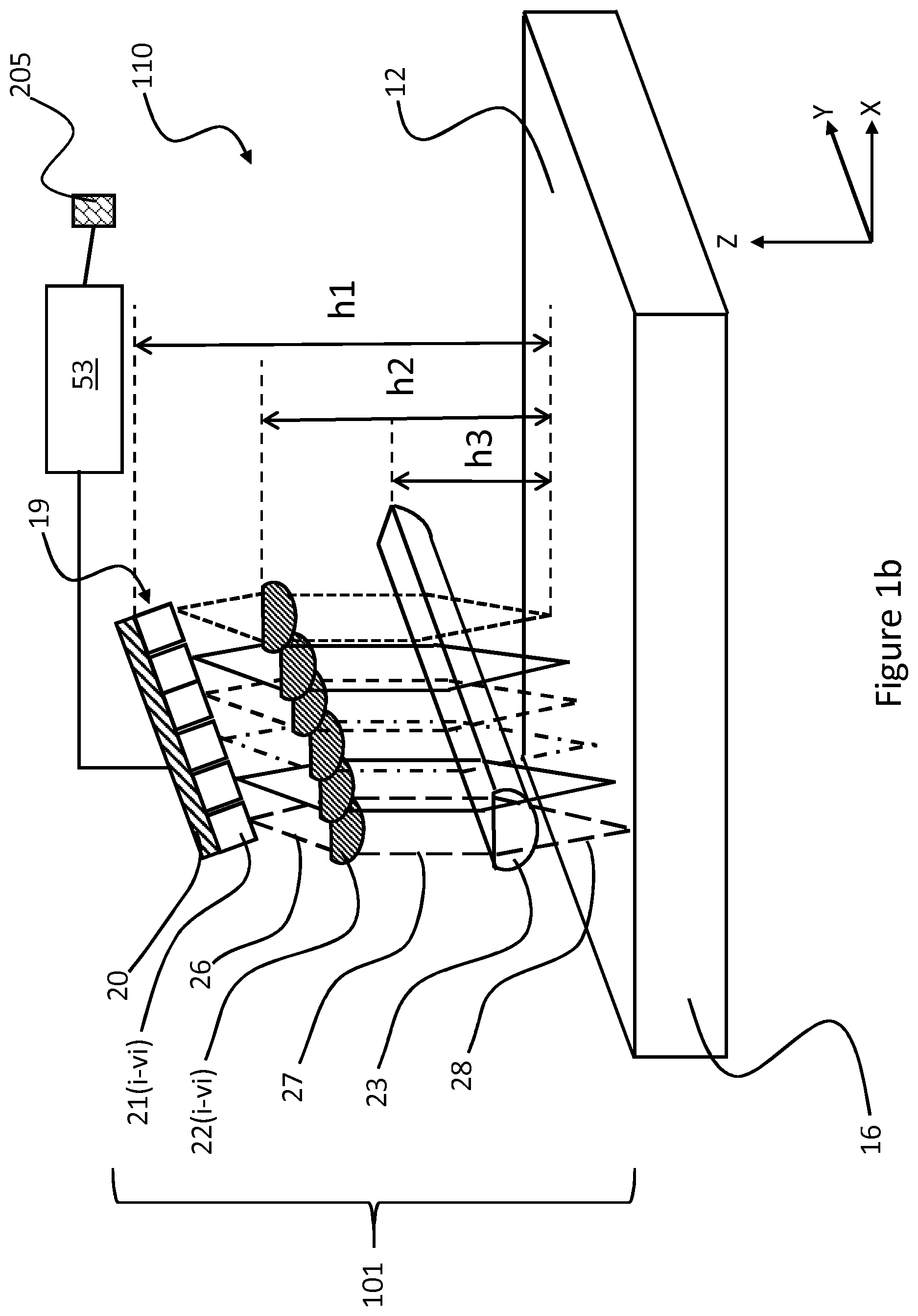 Patent US12403531 Figure 2 – Radiation source assembly and apparatus for layer-by-layer formation of three-dimensional objects