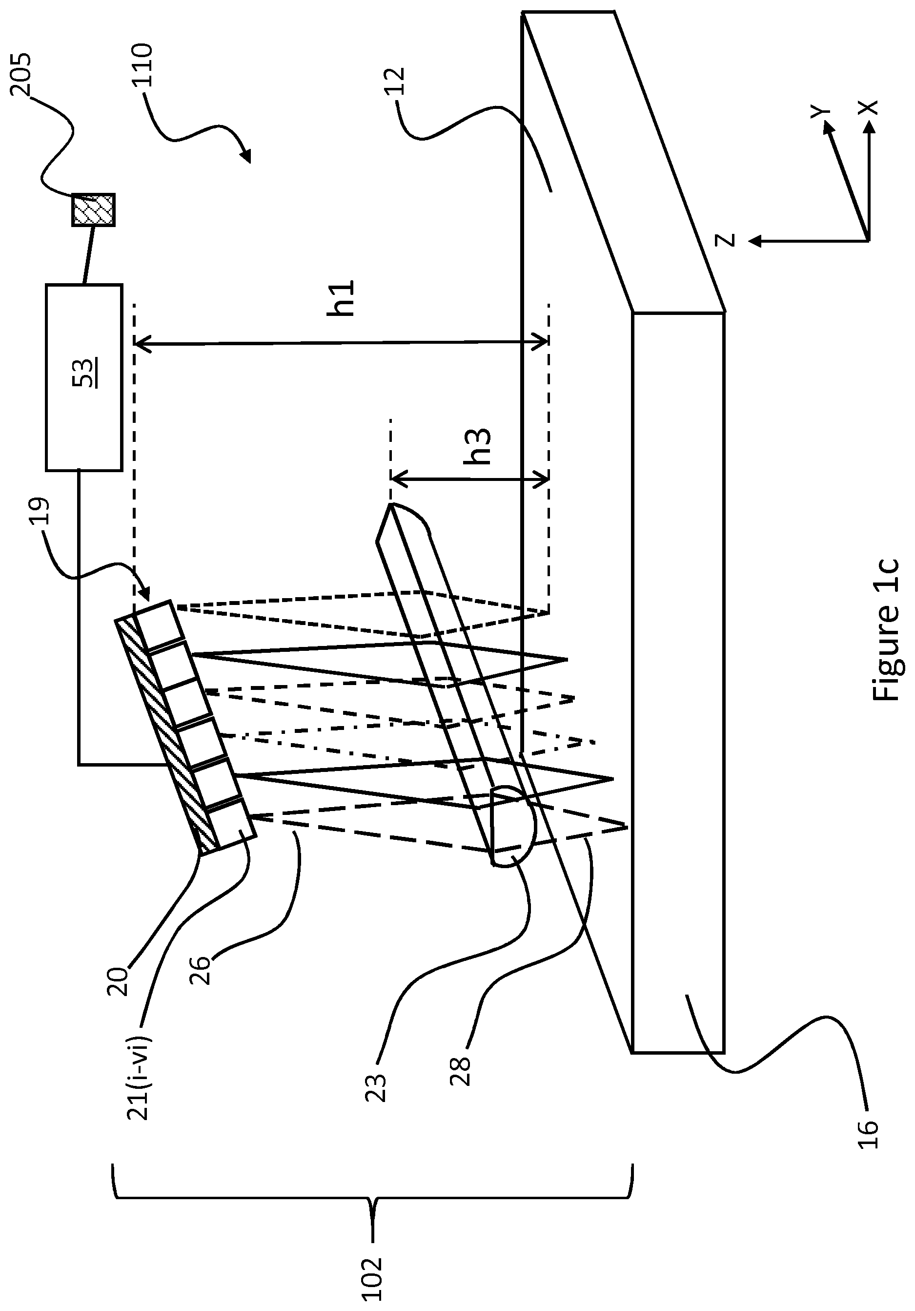 Patent US12403531 Figure 3 – Radiation source assembly and apparatus for layer-by-layer formation of three-dimensional objects