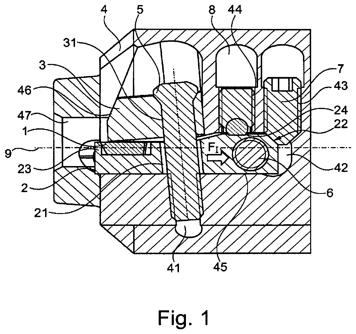 Patent US12403533 Figure 1 – Cutting tool