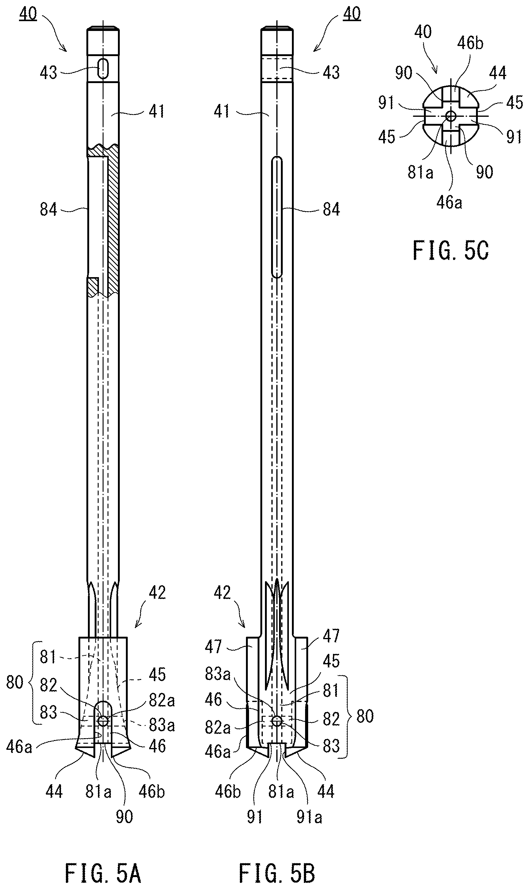Patent US12403536 Figure 5 – Diameter-enlarged hole portion forming device