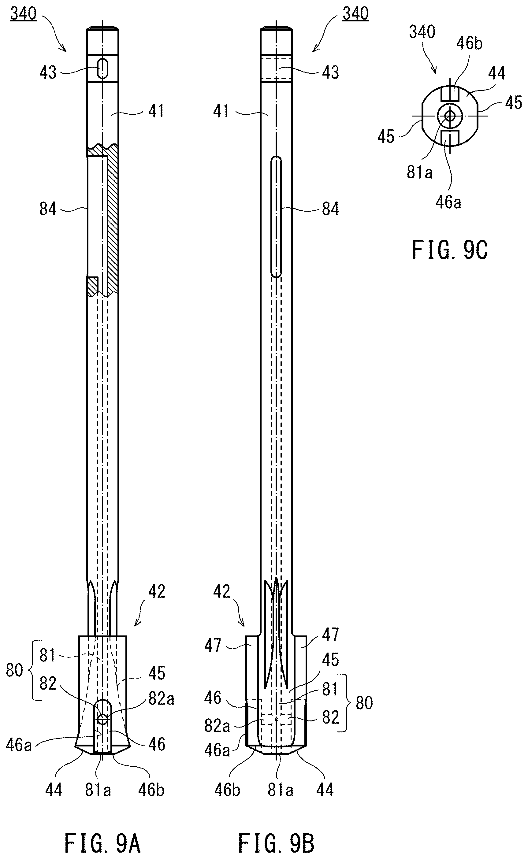 Patent US12403536 Figure 9 – Diameter-enlarged hole portion forming device