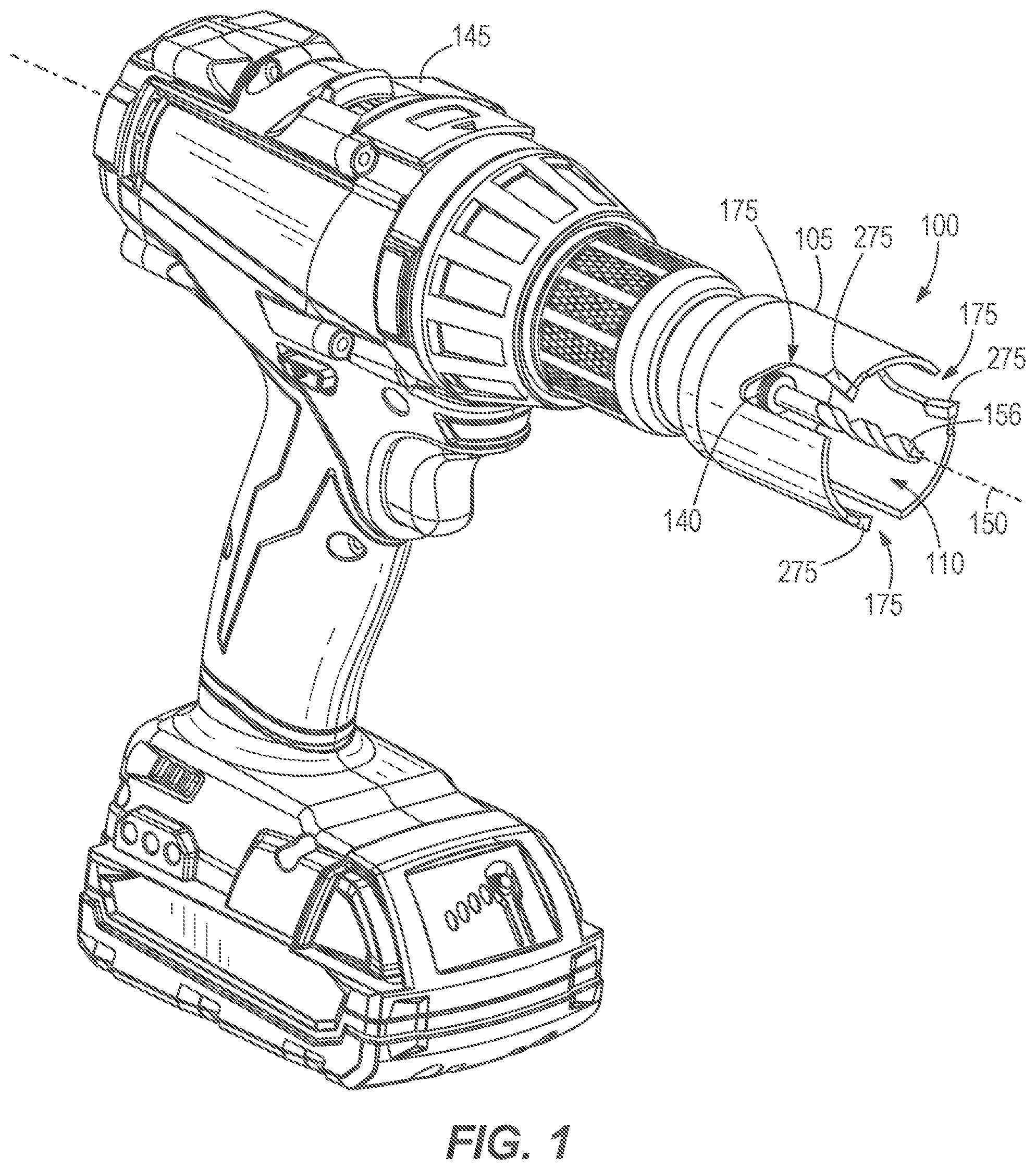 Patent US12403537 Figure 1 – Hole saw