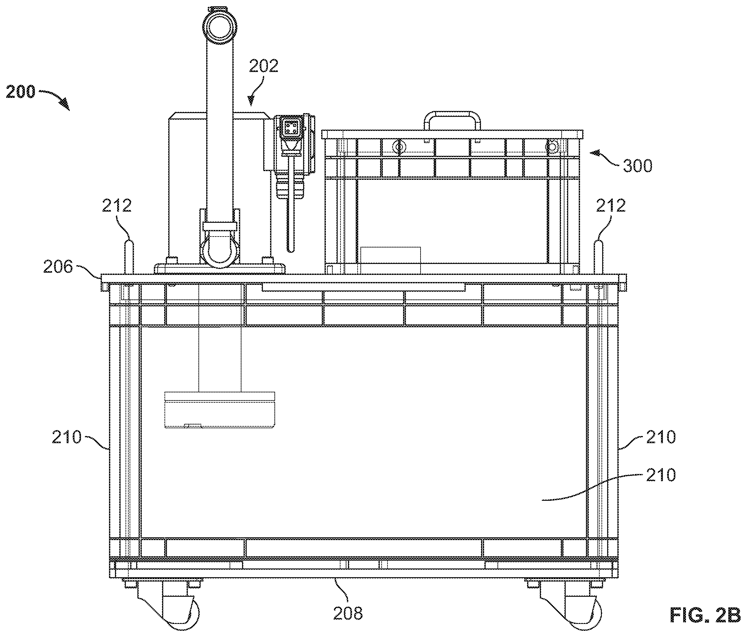 Patent US12403539 Figure 3 – Standpipe recirculation systems for material removal machines