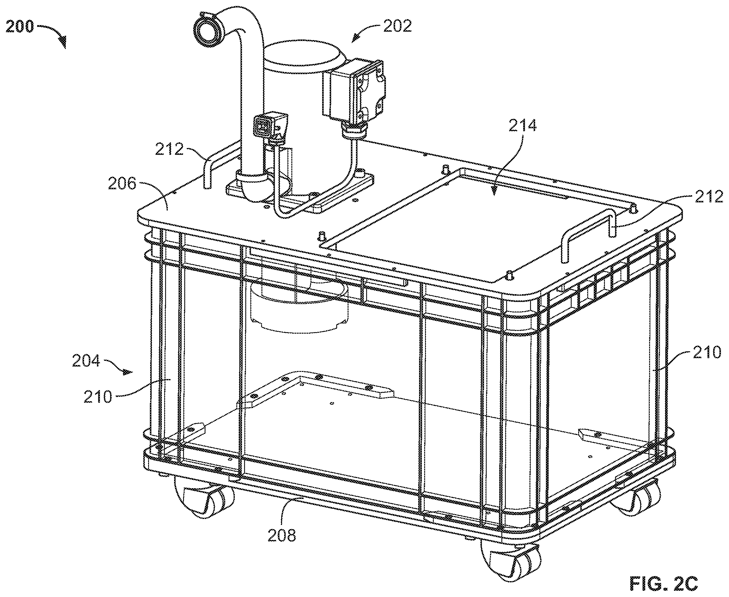 Patent US12403539 Figure 4 – Standpipe recirculation systems for material removal machines