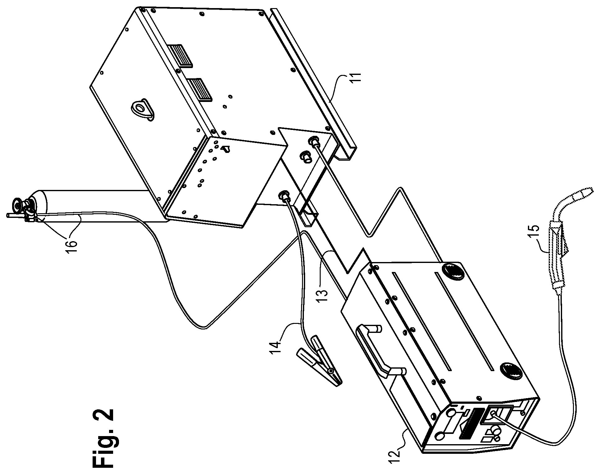 Patent US12403541 Figure 2 – Portable advanced process module