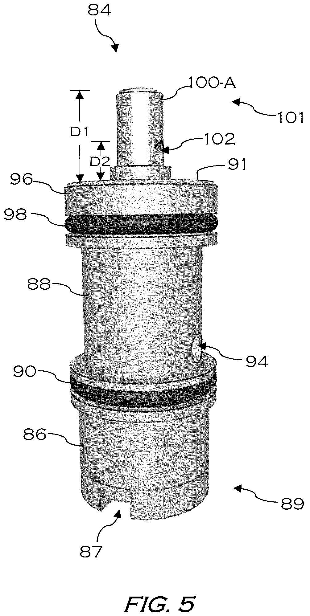 Patent US12403544 Figure 6 – Torch handle including pneumatically operated jaw