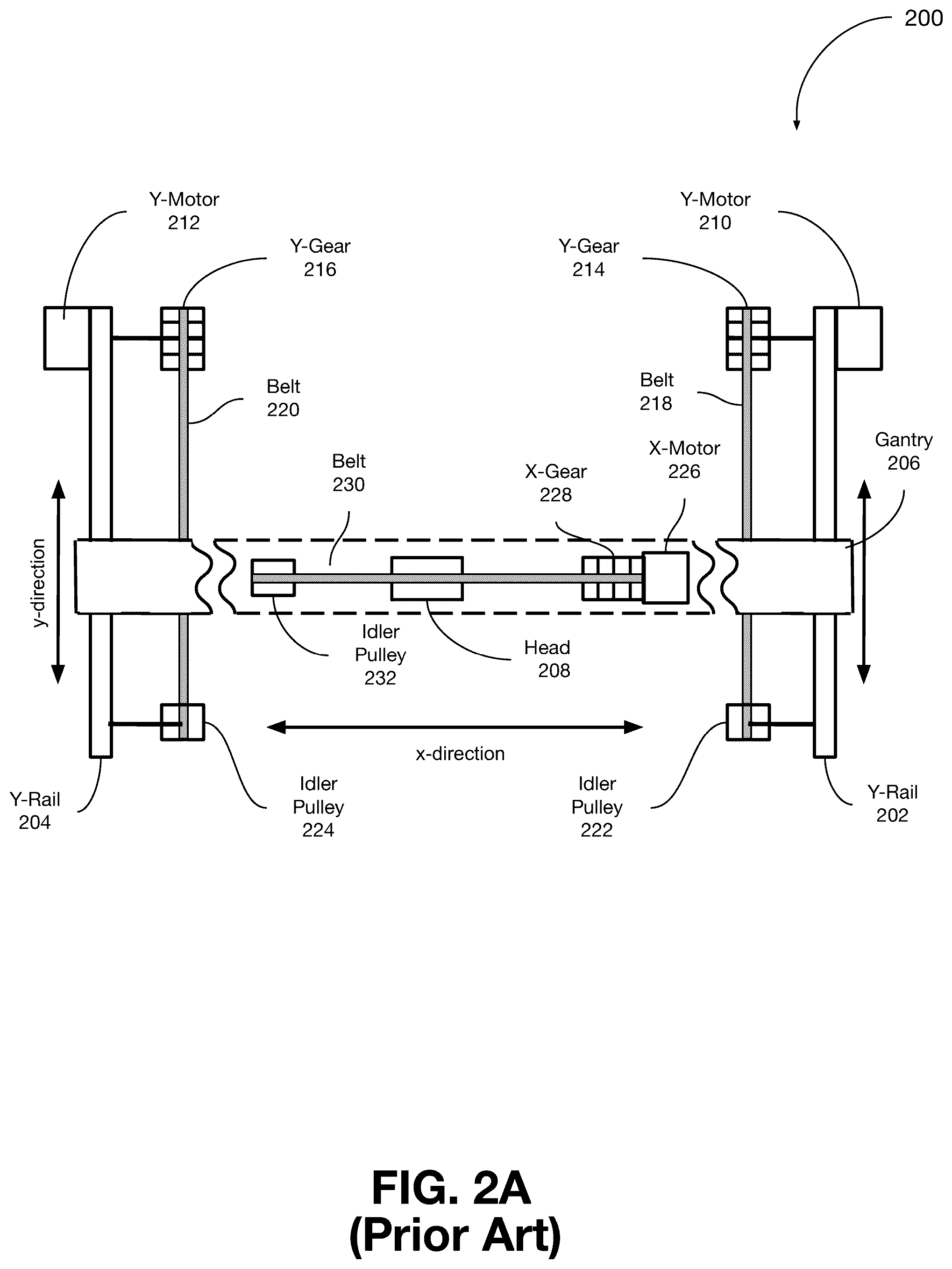 Patent US12403549 Figure 2 – Mechanical system for high positional computer numerically controlled applications