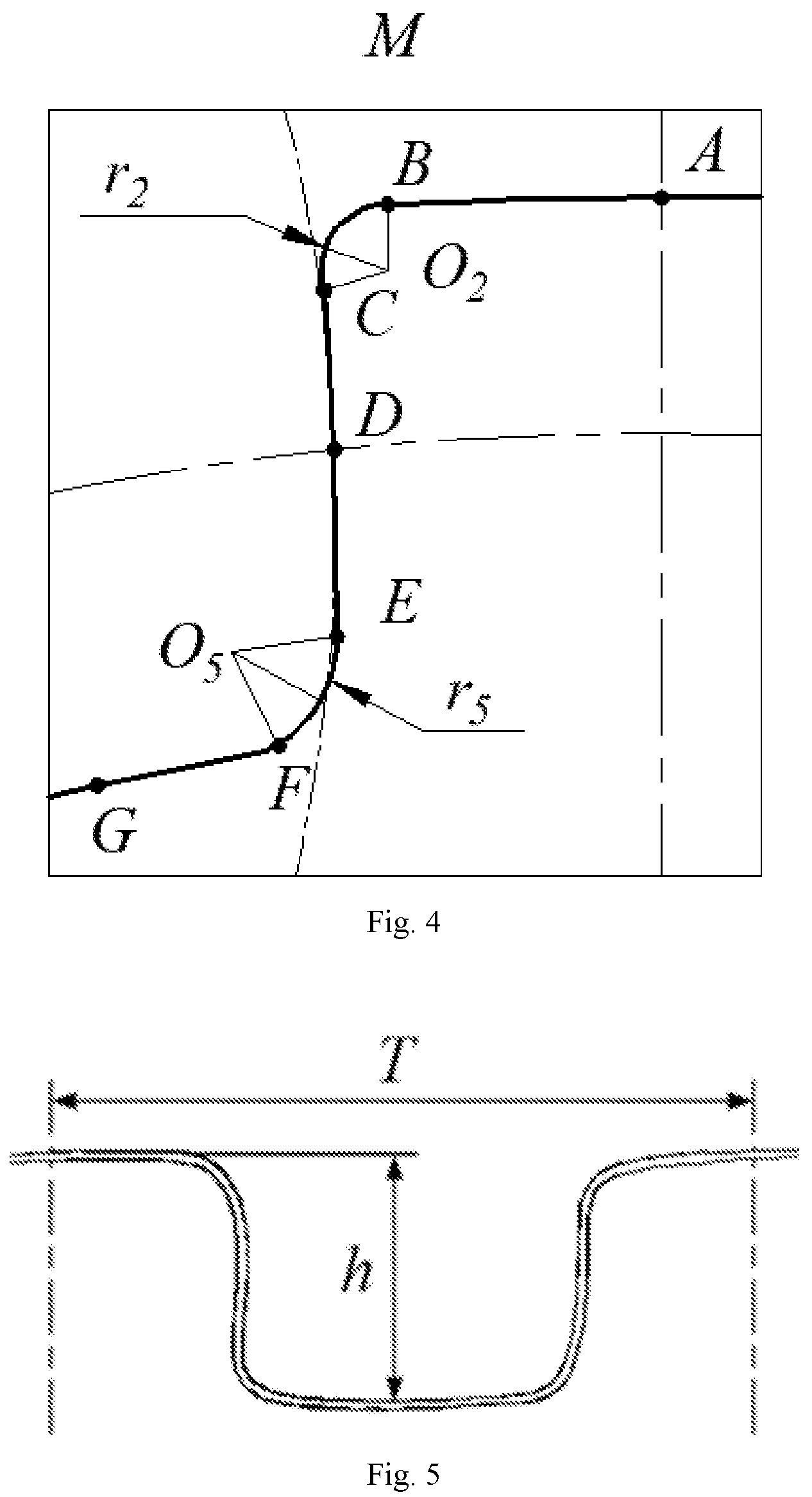 Patent US12403552 Figure 3 – Roller tooth profile of work roll for roll forming of flow channel of metal bipolar plate and parametric design method thereof