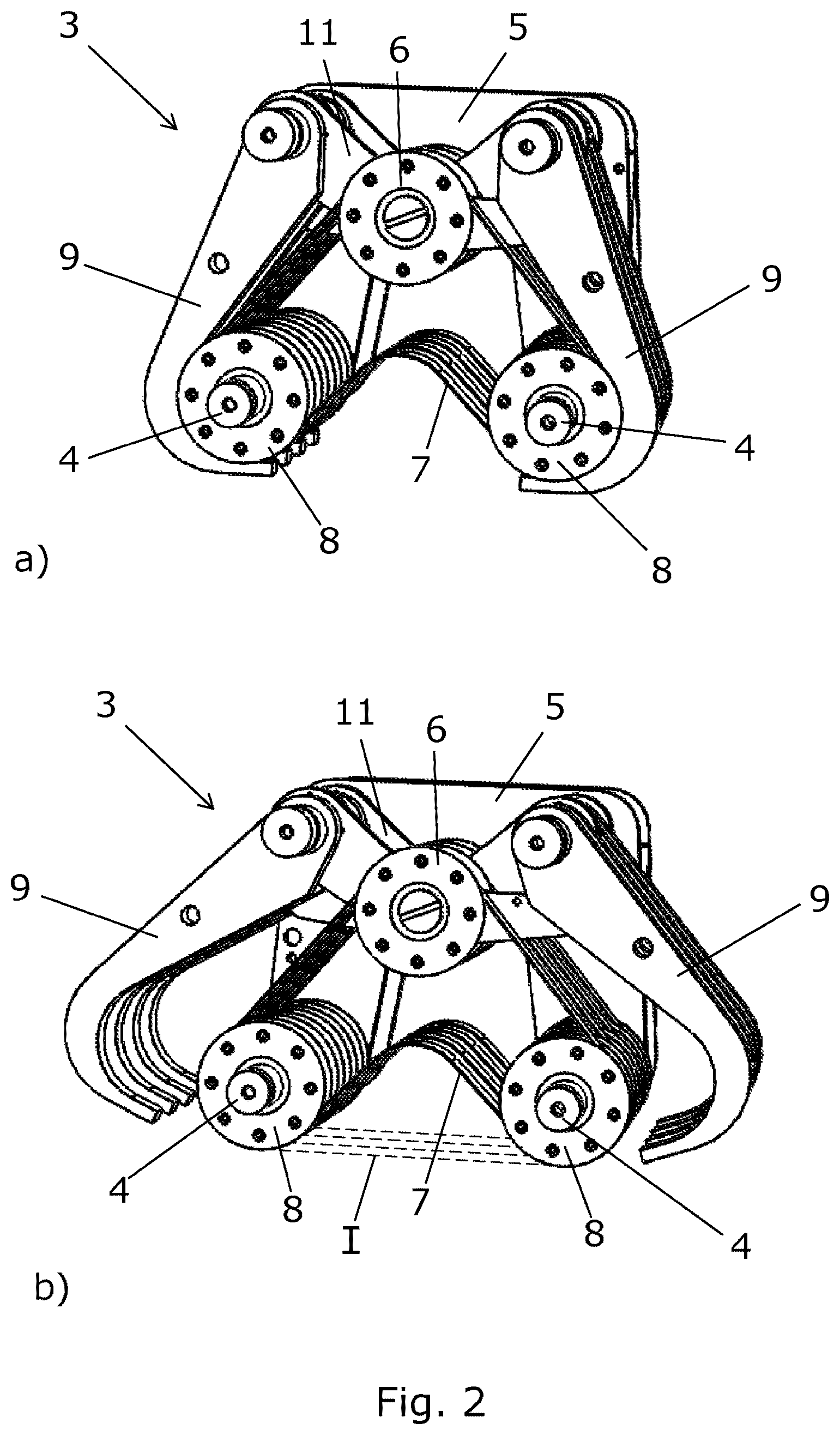 Patent US12403558 Figure 2 – Grinding tool for grinding a leading edge of a wind turbine blade