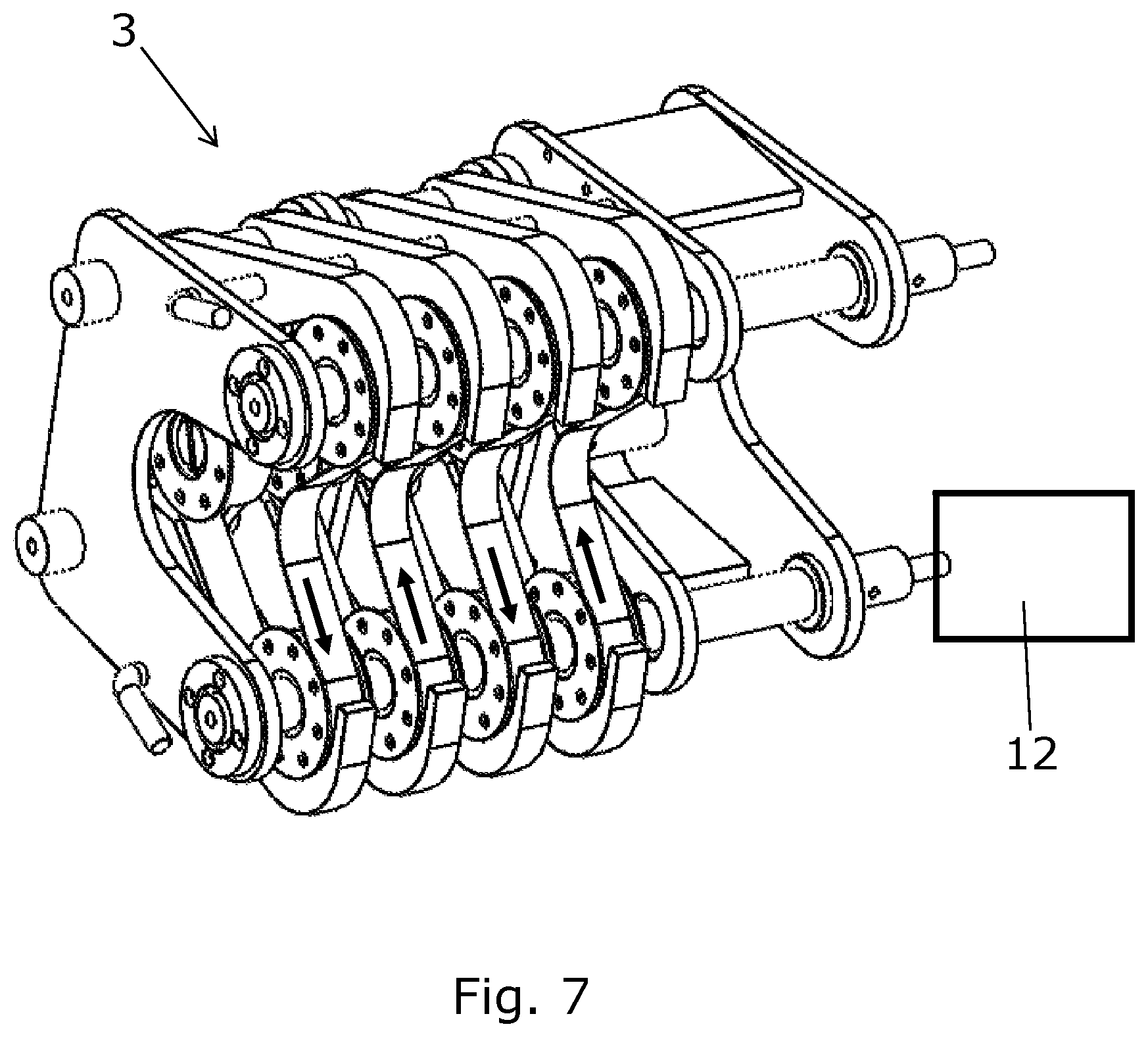 Patent US12403558 Figure 5 – Grinding tool for grinding a leading edge of a wind turbine blade