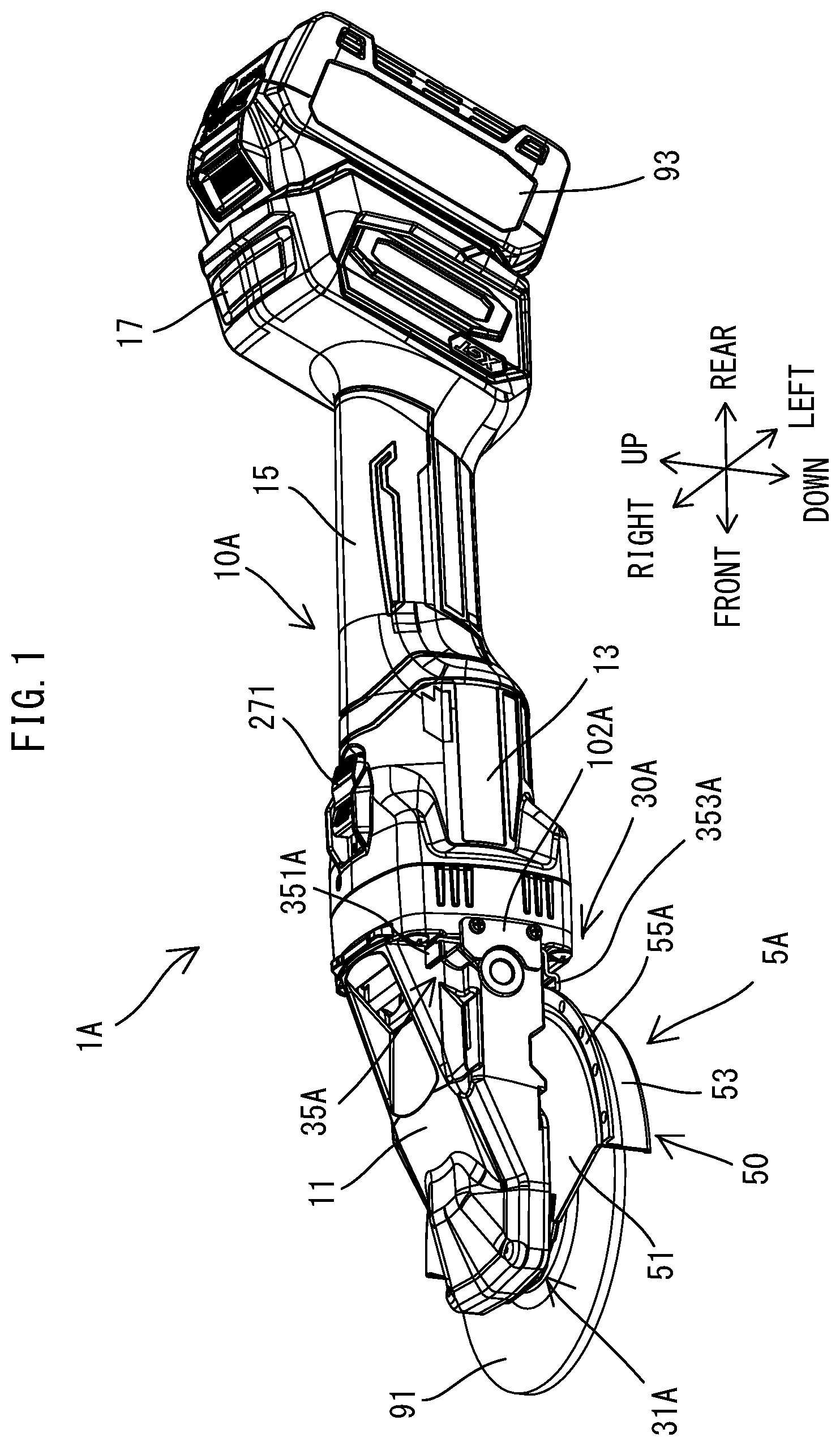 Patent US12403563 — Power tool — Figure 1
