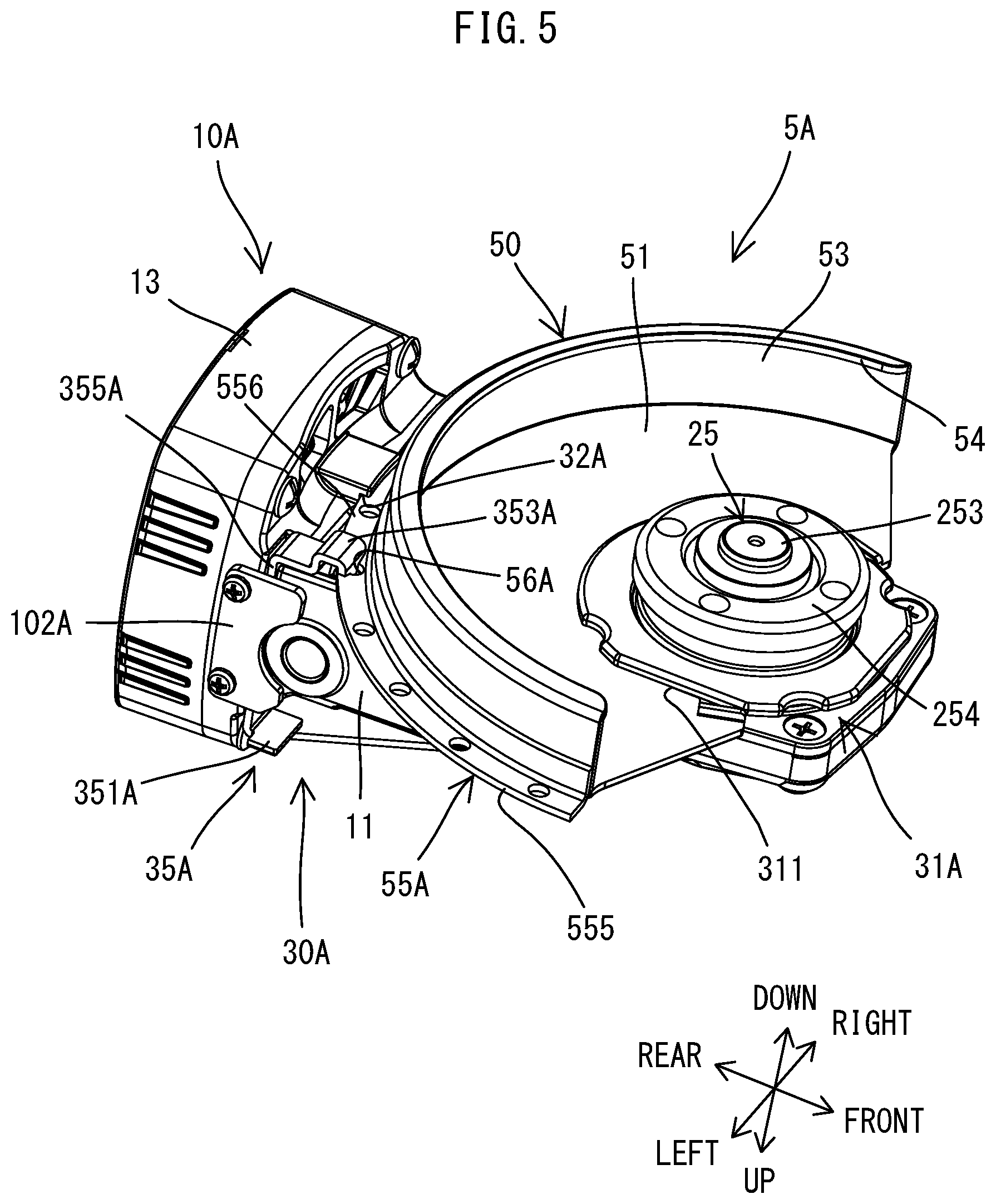 Patent US12403563 Figure 5 – Power tool