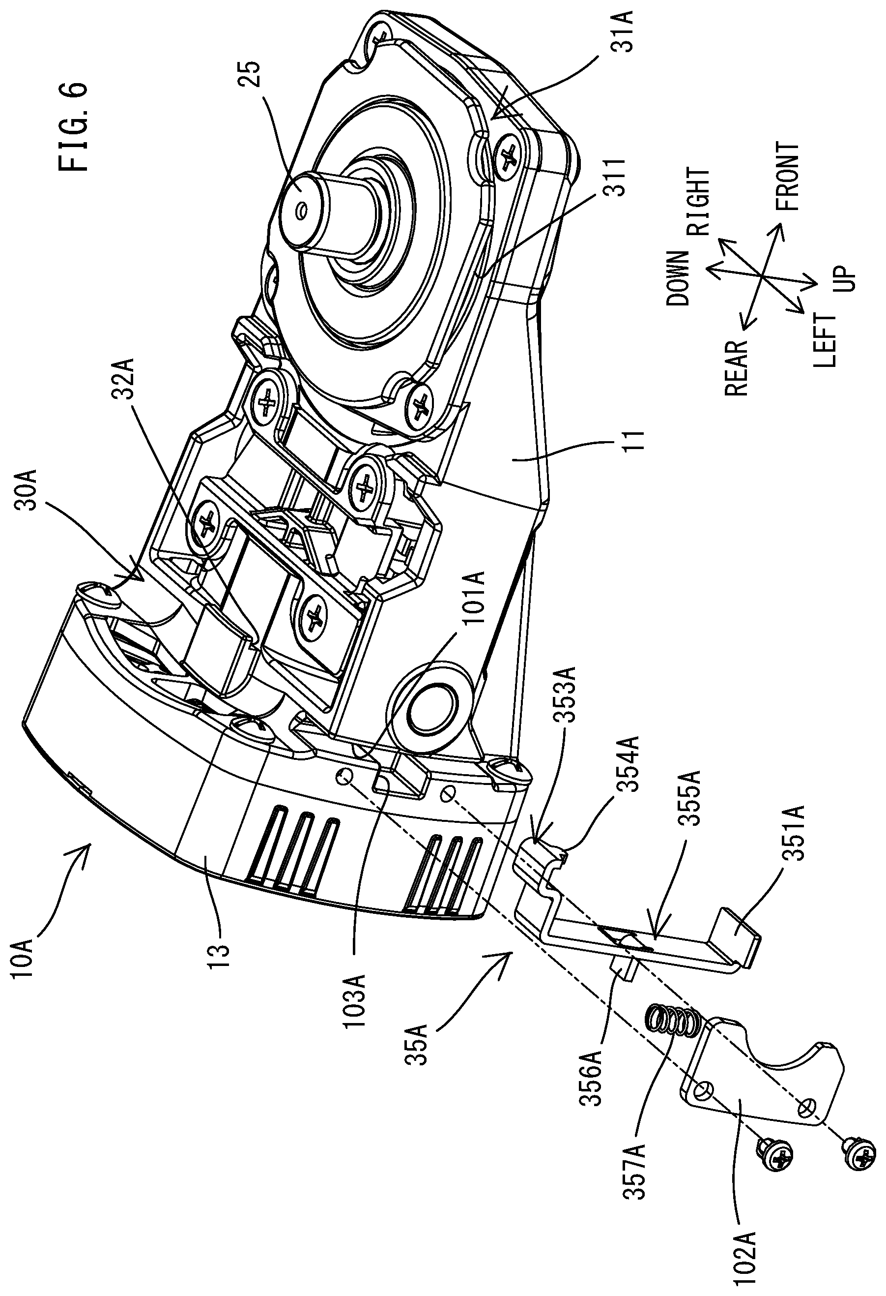 Patent US12403563 Figure 6 – Power tool