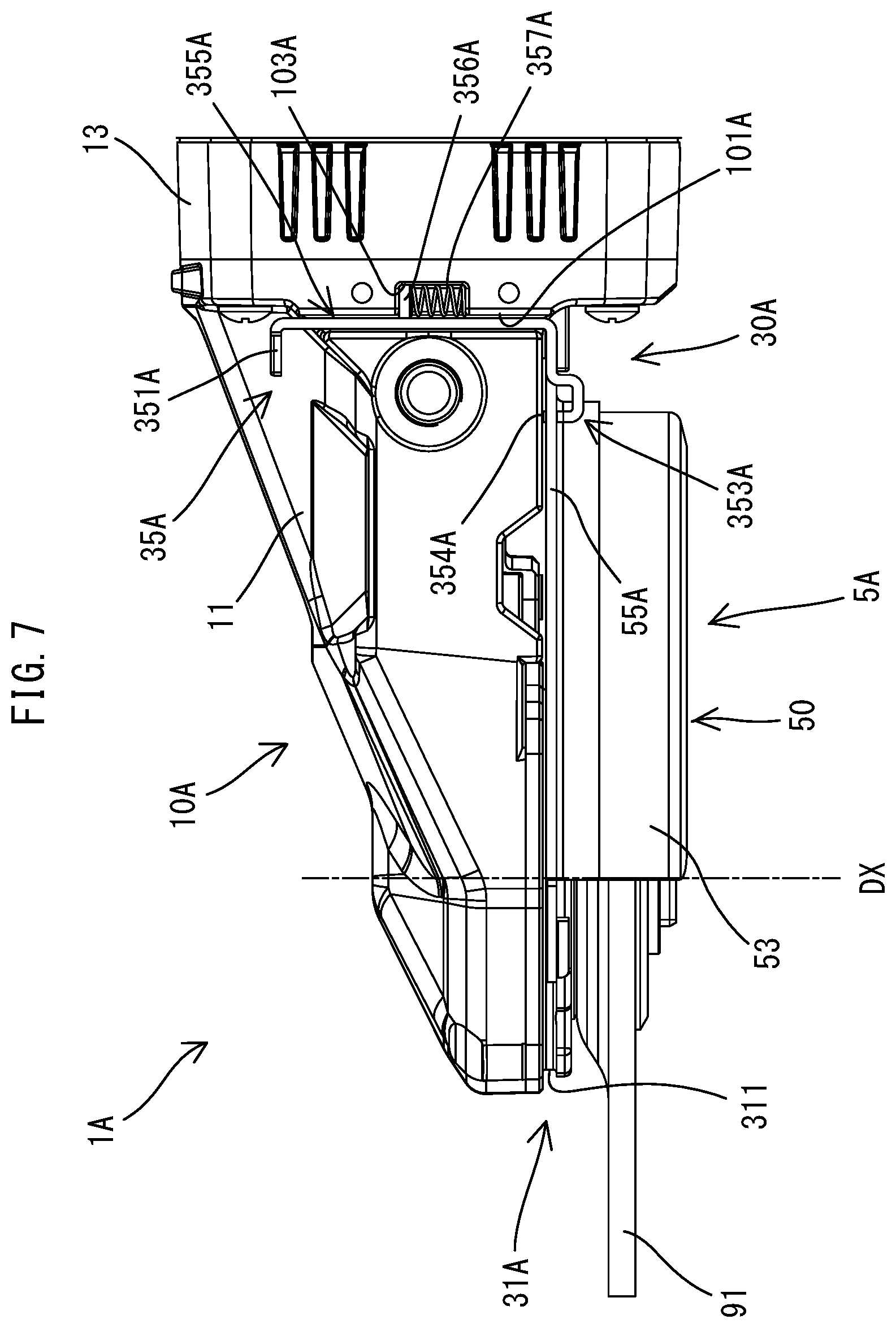 Patent US12403563 Figure 7 – Power tool