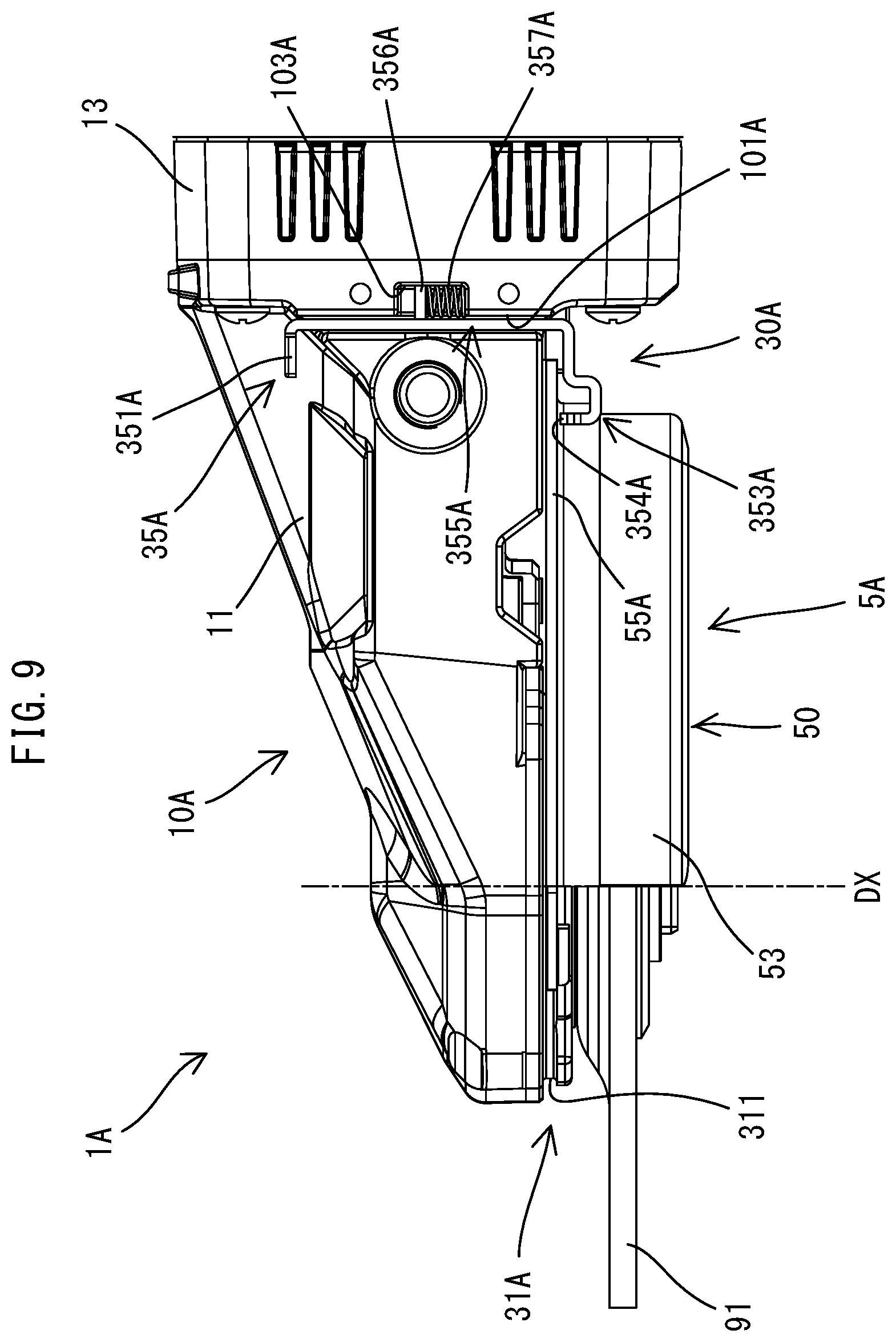 Patent US12403563 Figure 9 – Power tool