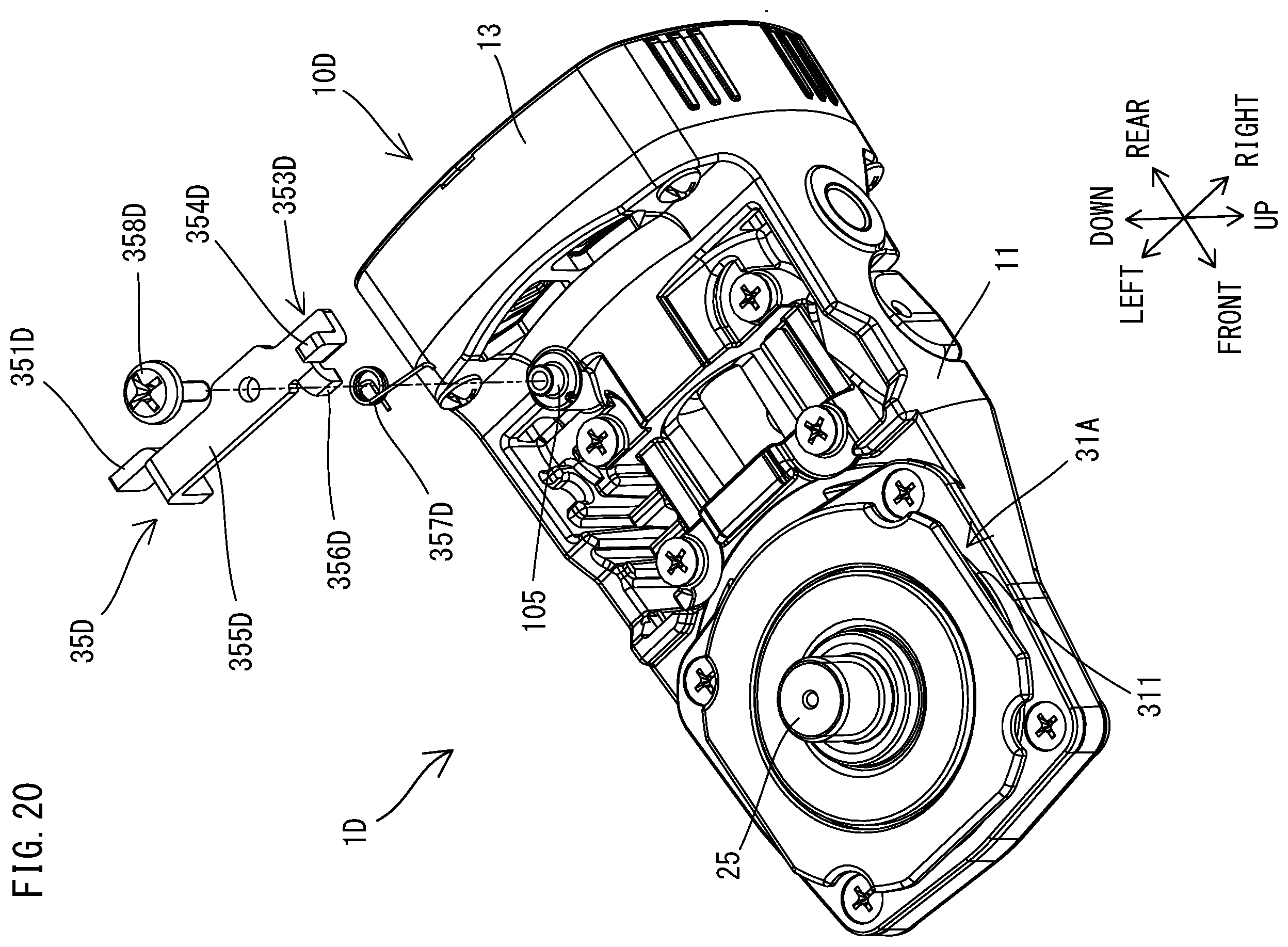 Patent US12403563 Figure 20 – Power tool