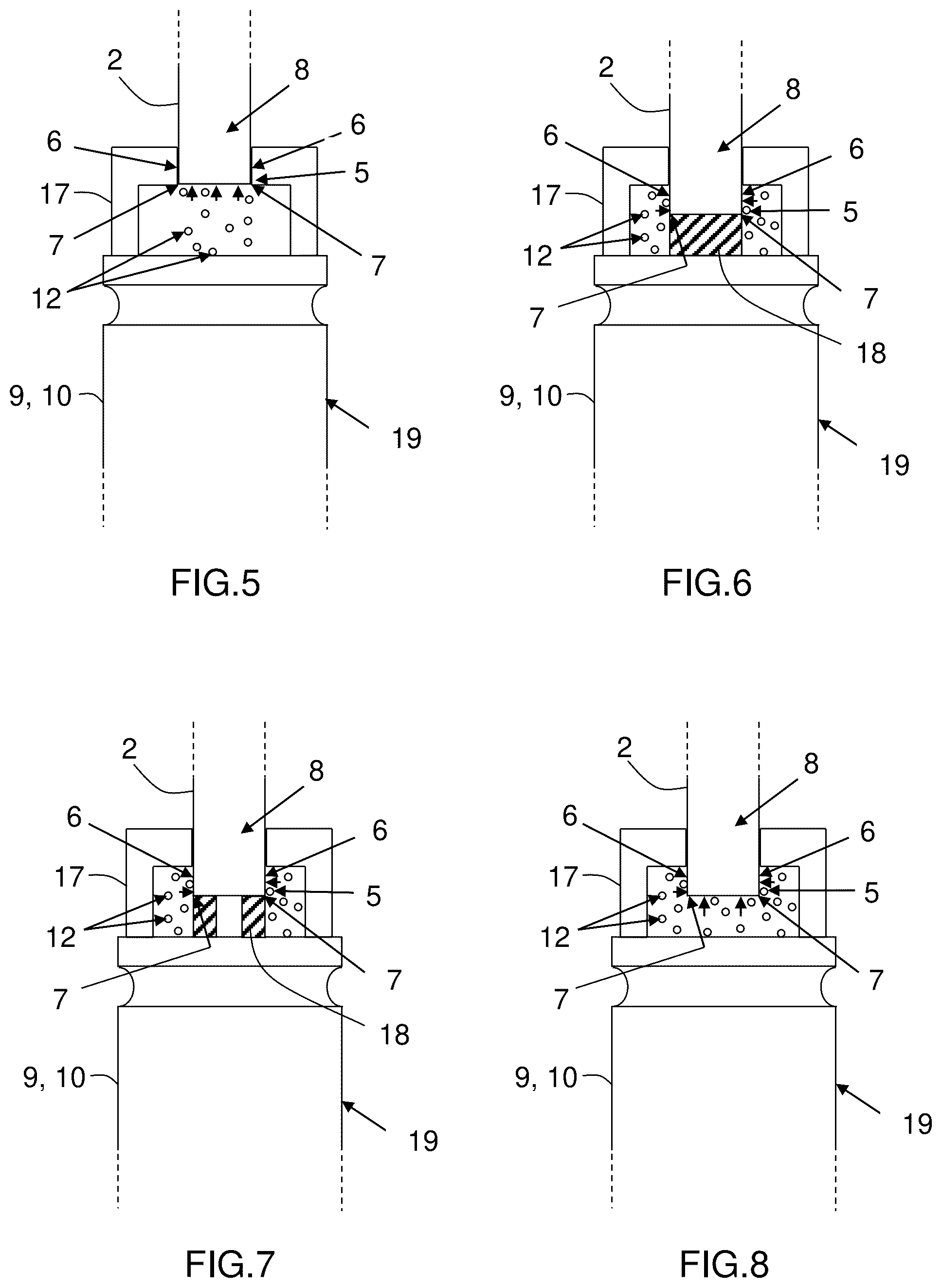 Patent US12403564 Figure 3 – Treatment method for a cutting piece